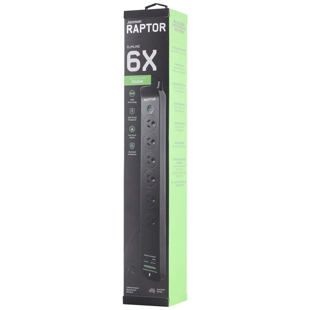 1 Jackson Raptor Surge Protected 6P Indiv. Switch Powerboard, 1 of 4