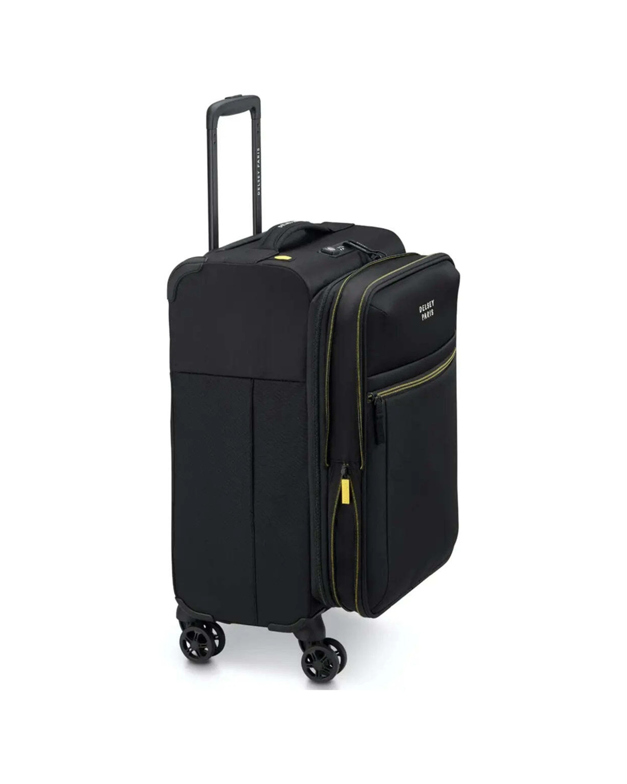 4 Delsey Brochant 3 - 55 cm 4-Wheel Expandable Carry-On Suitcase TSA Lock Deep - Black, 4 of 7