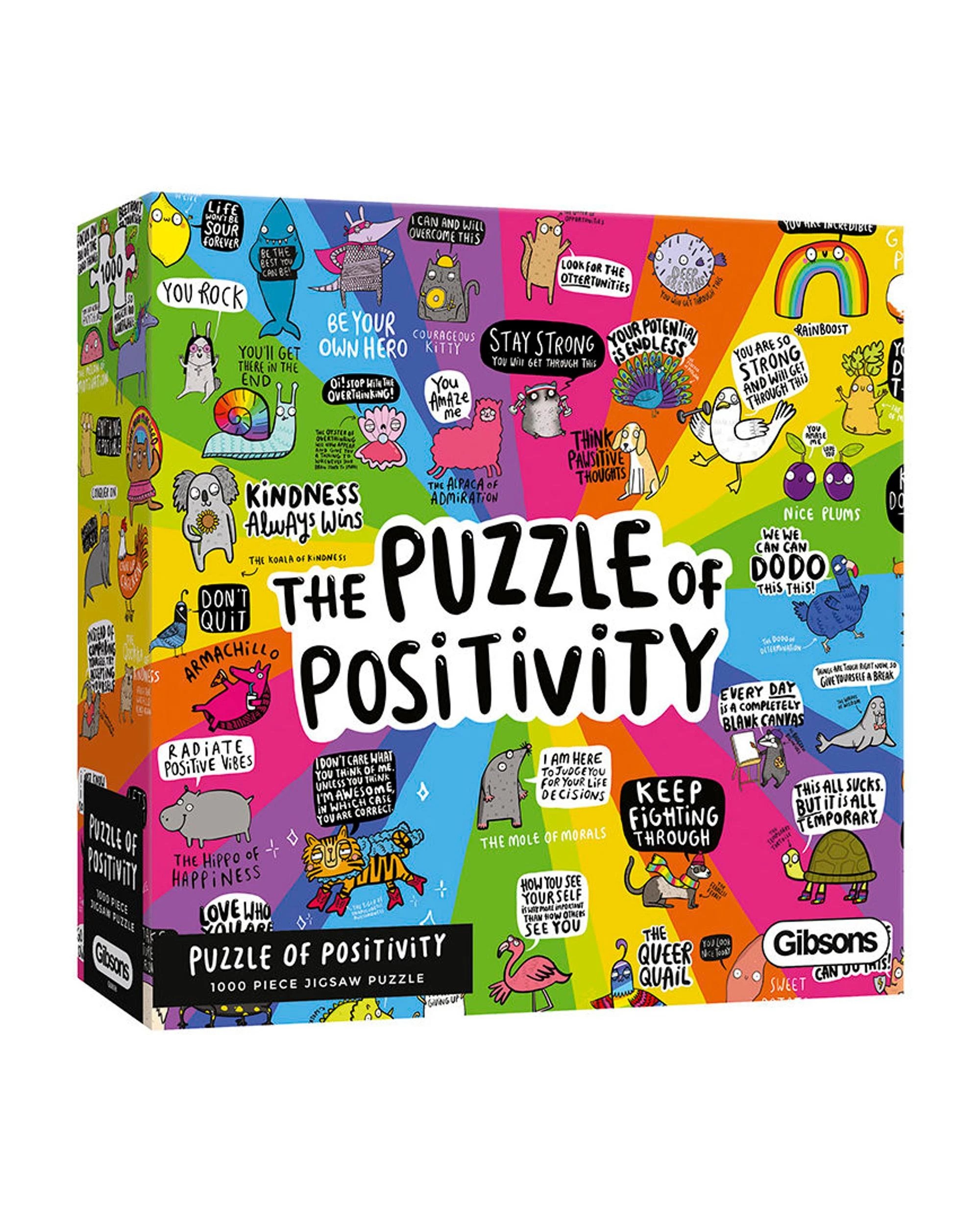 1 Gibsons Puzzle Of Positivity 1000 Piece Puzzle, 1 of 1