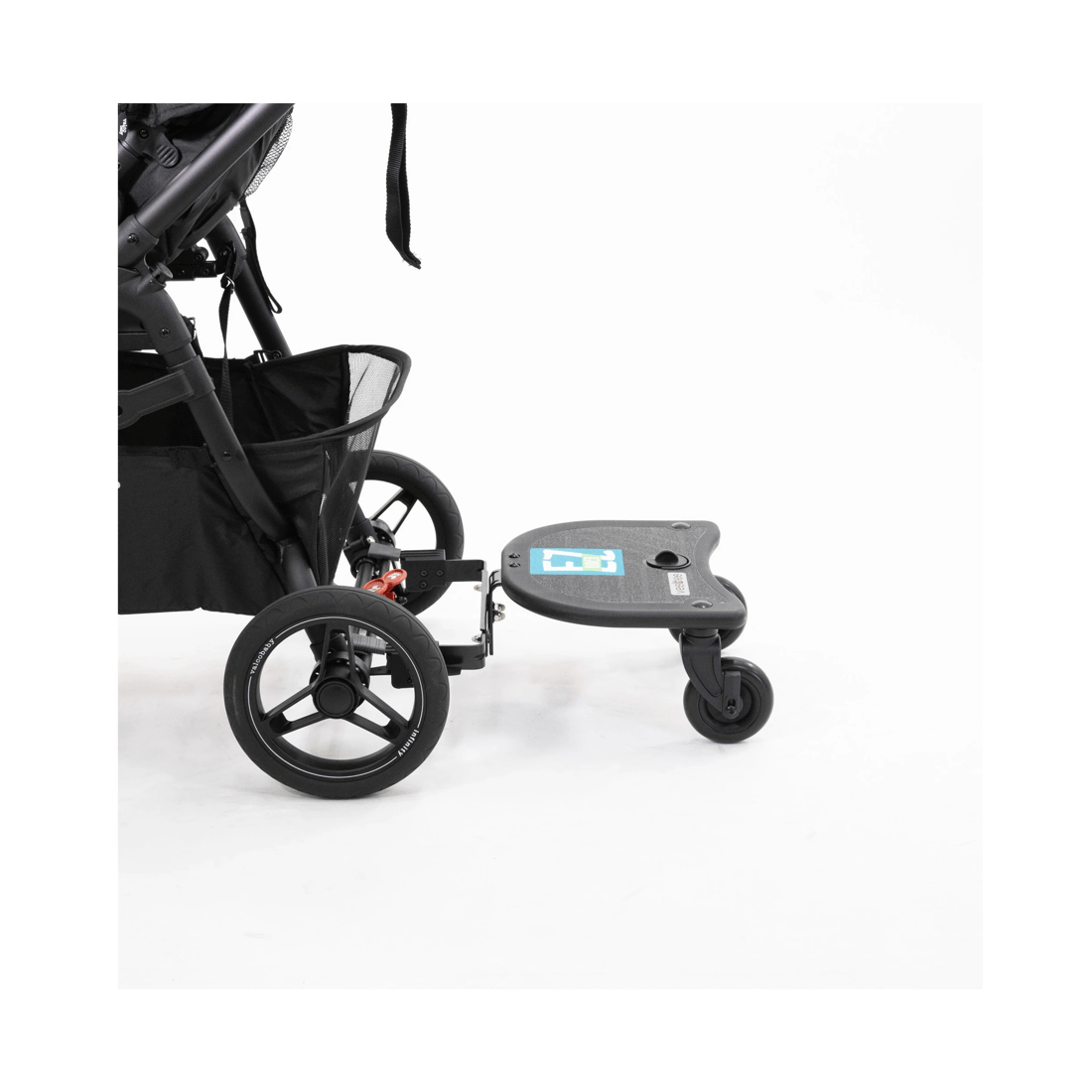 6 Vee Bee Ez Rider Stand Sit Toddler Tandem Seat Board Connector For Stroller Pram
 - Black, 6 of 9