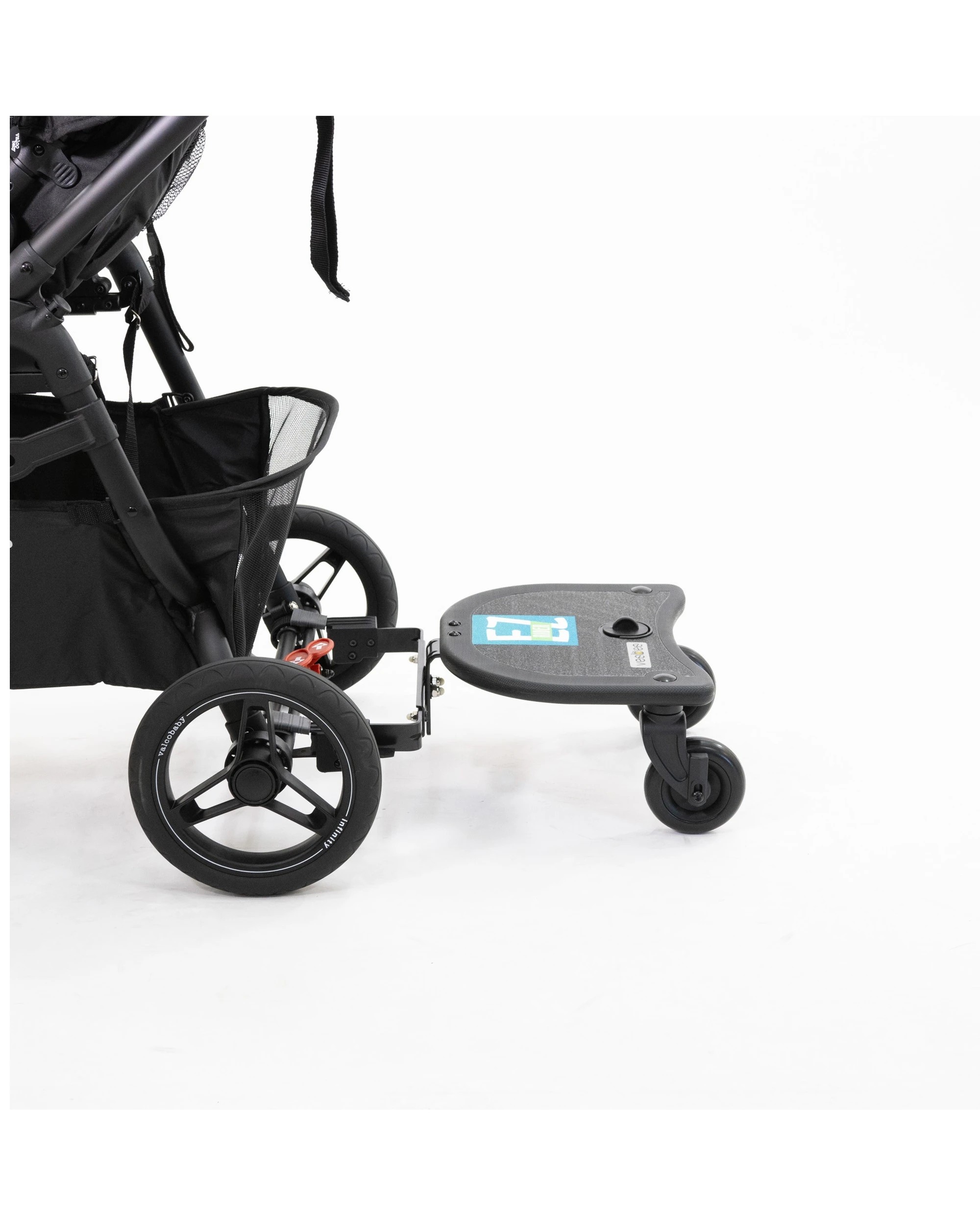 6 Vee Bee Ez Rider Stand Sit Toddler Tandem Seat Board Connector For Stroller Pram
 - Black, 6 of 9