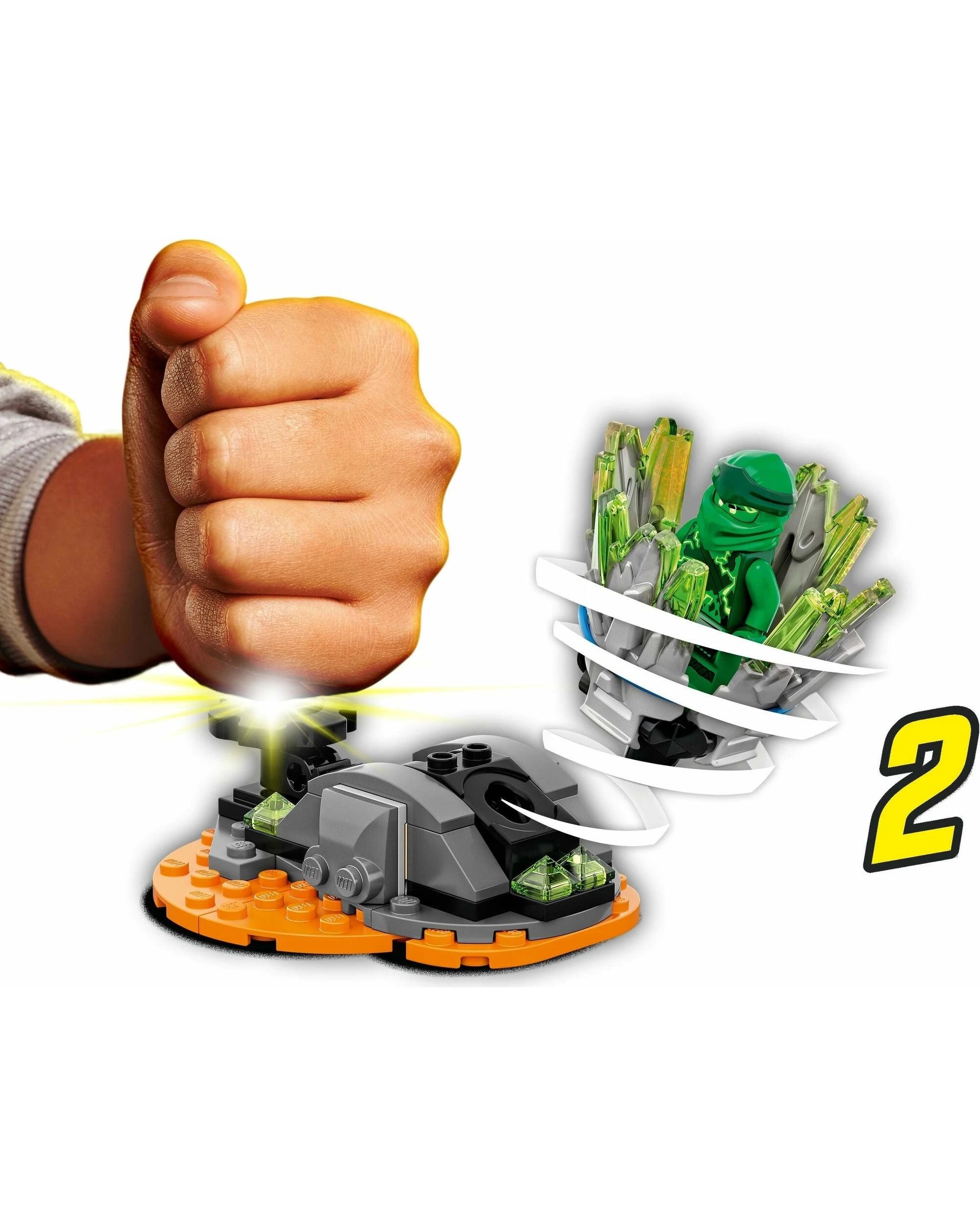 3 LEGO 70687 Spinjitzu Burst Lloyd - NINJAGO Spinner Toy, 3 of 3