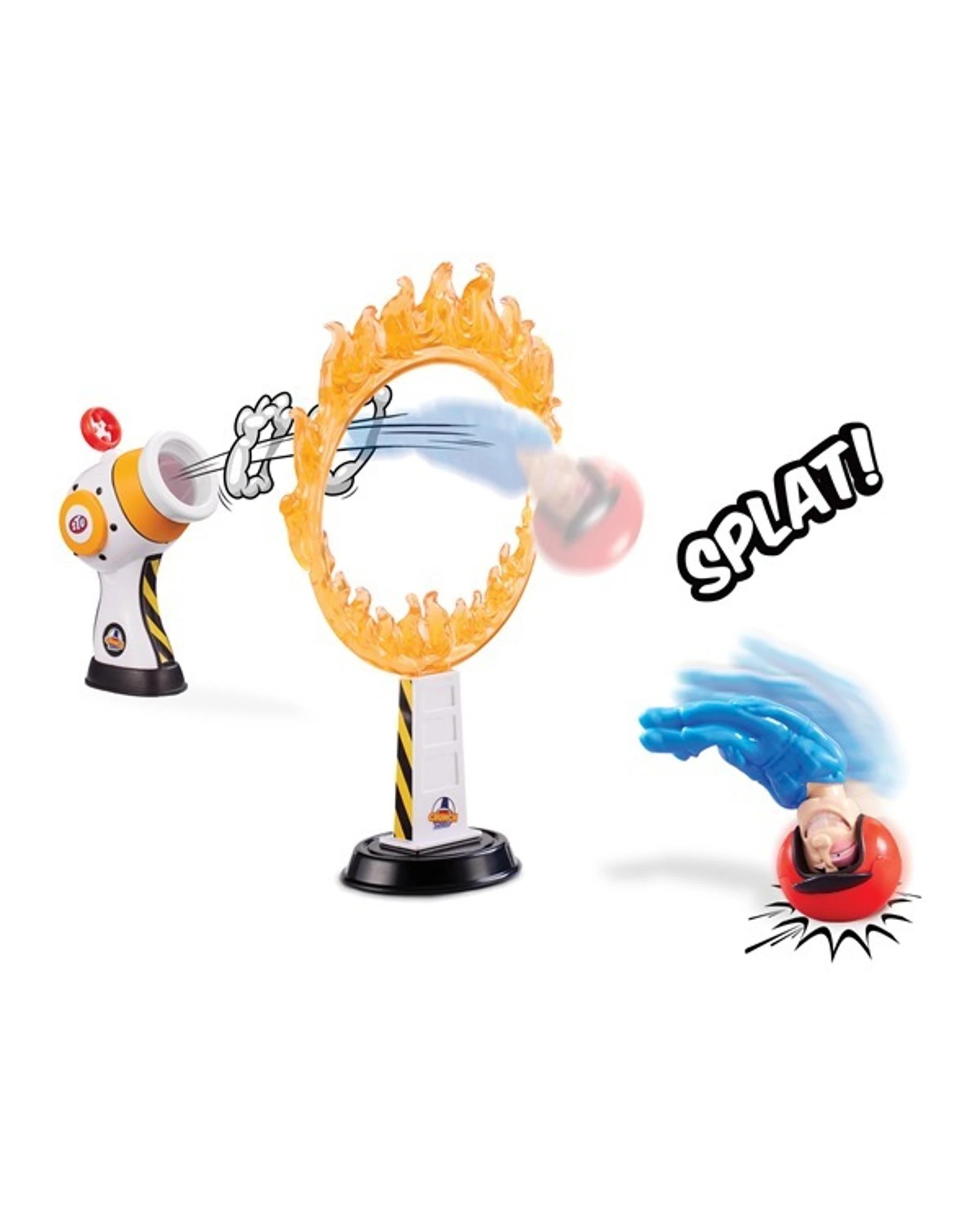 4 Stuntman Stu Hot Shot Cannon Blast Action Figure, 4 of 6