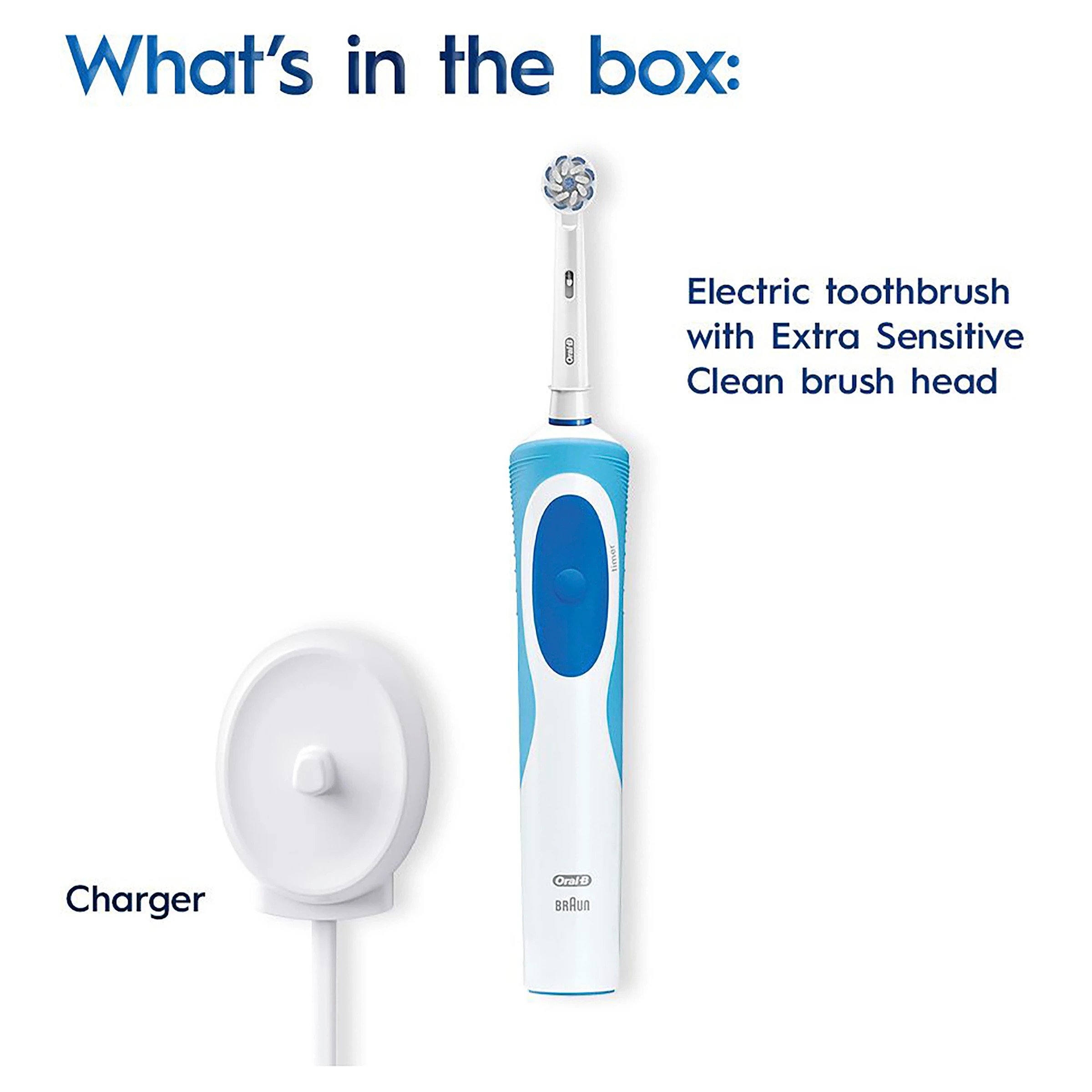 6 Oral-B Vitality Extra Sensitive Clean Electric Toothbrush, 6 of 10