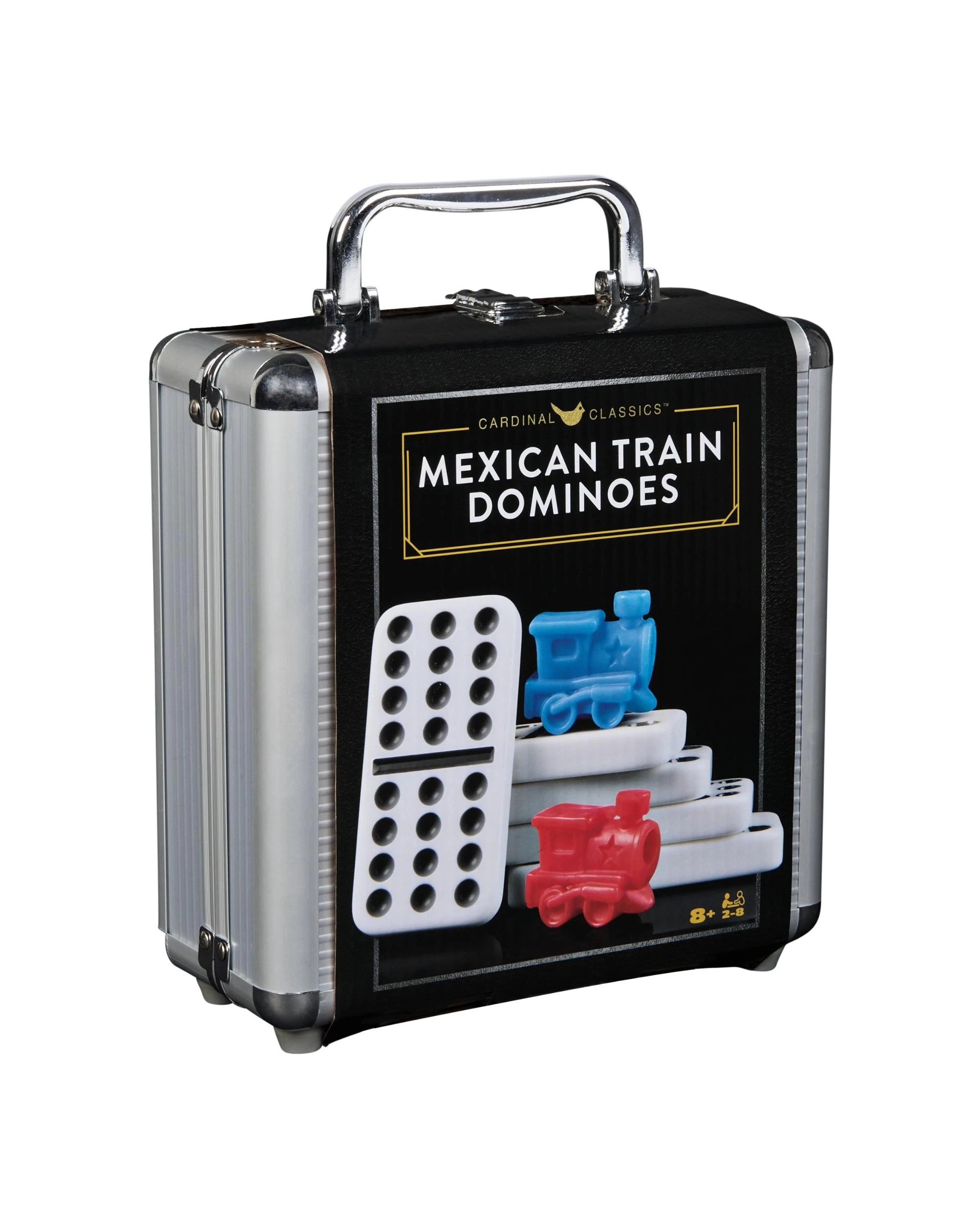 2 Cardinal Classics Mexican Train Dominoes Set in Aluminium Carry Case, 2 of 7