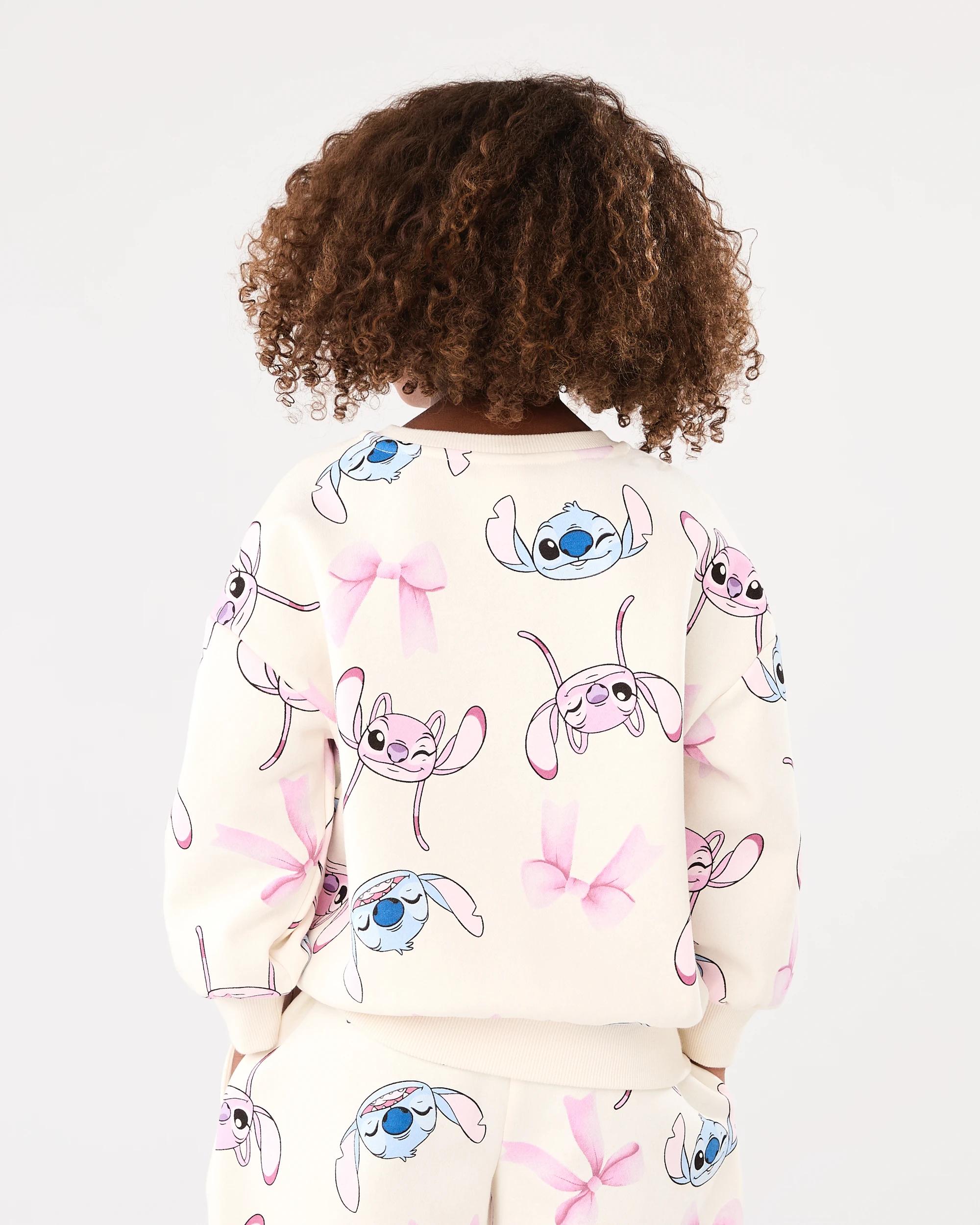 2 Disney Lilo & Stitch License Oversized Crew Neck Sweatshirt Stitch, 2 of 8