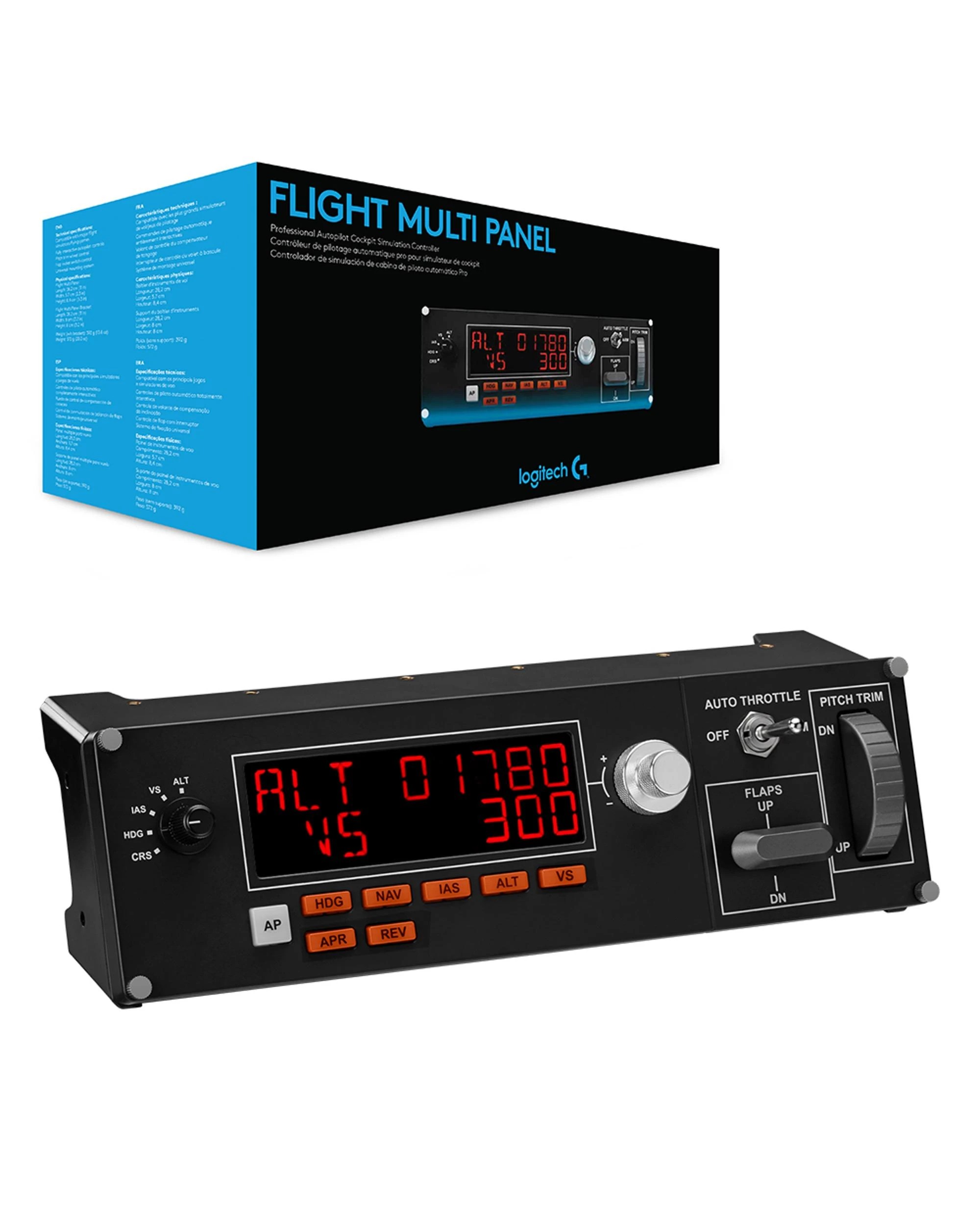 1 Logitech G Flight Multi Panel - Black, 1 of 5