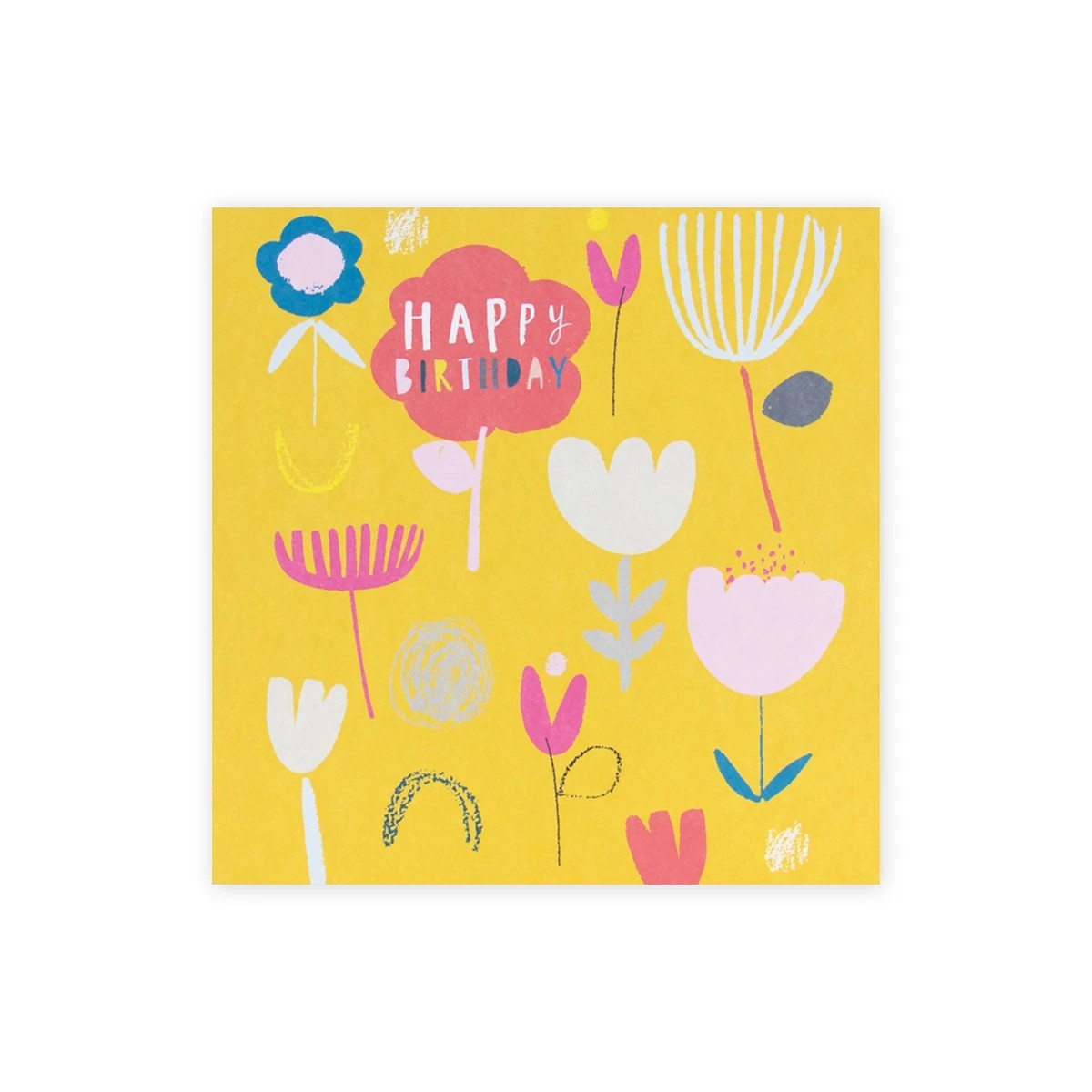 2 Creative Publishing by Hallmark Birthday Greeting Card - Contemporary Flowers, 2 of 2