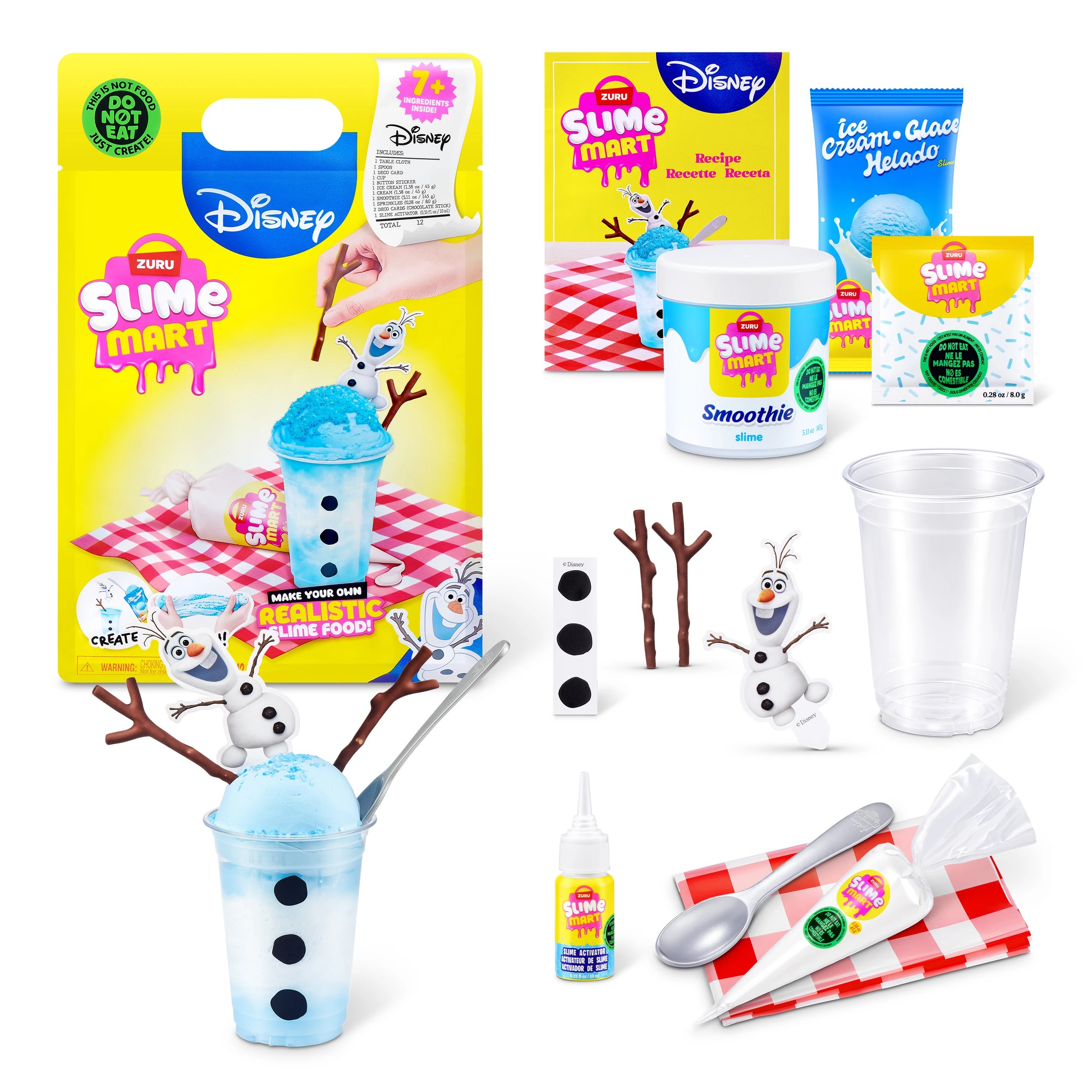 1 12 Piece ZURU Slime Mart Disney Shopping Bag Frozen Ice Cream, 1 of 10