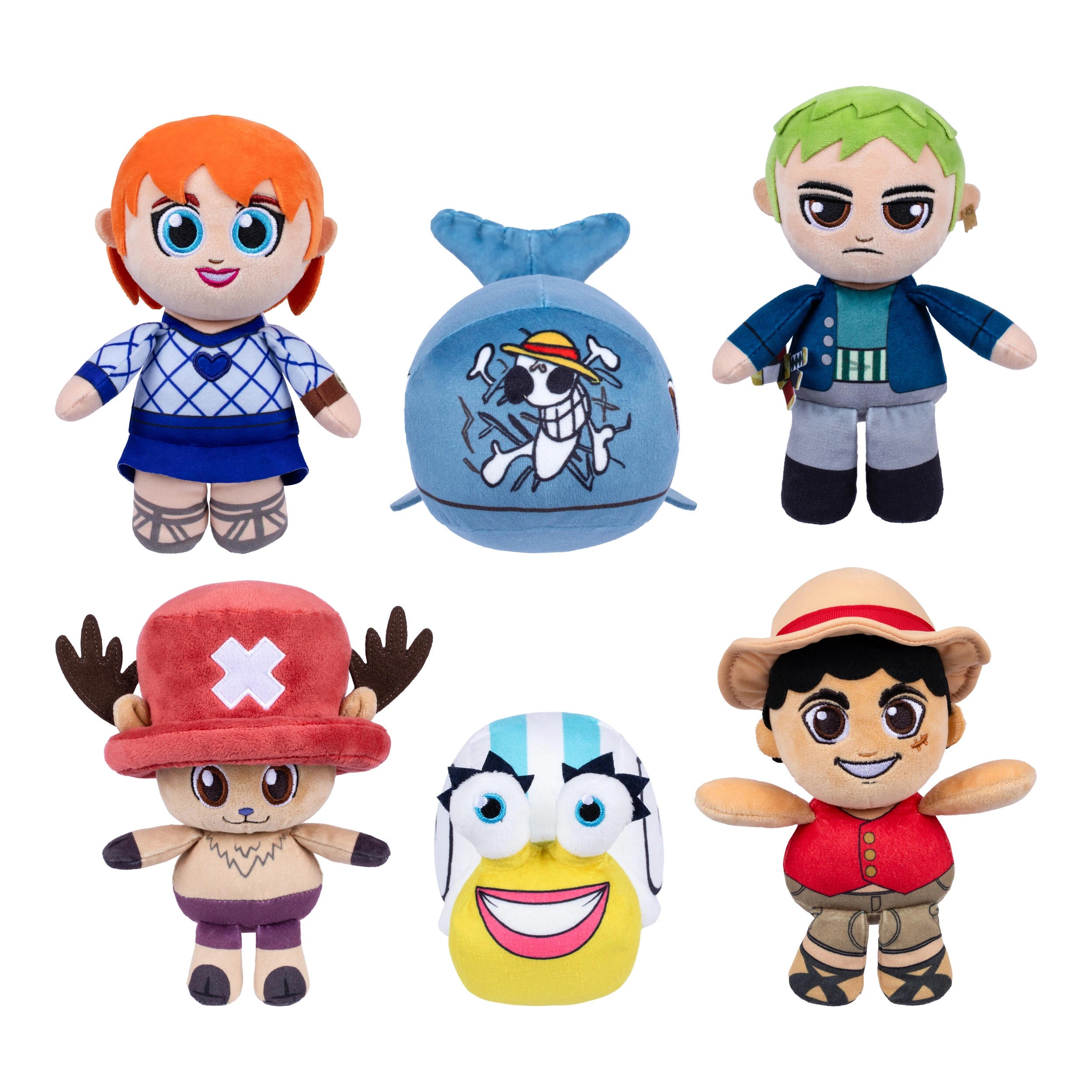 6 One Piece Plush - Assorted - Multi, 6 of 6