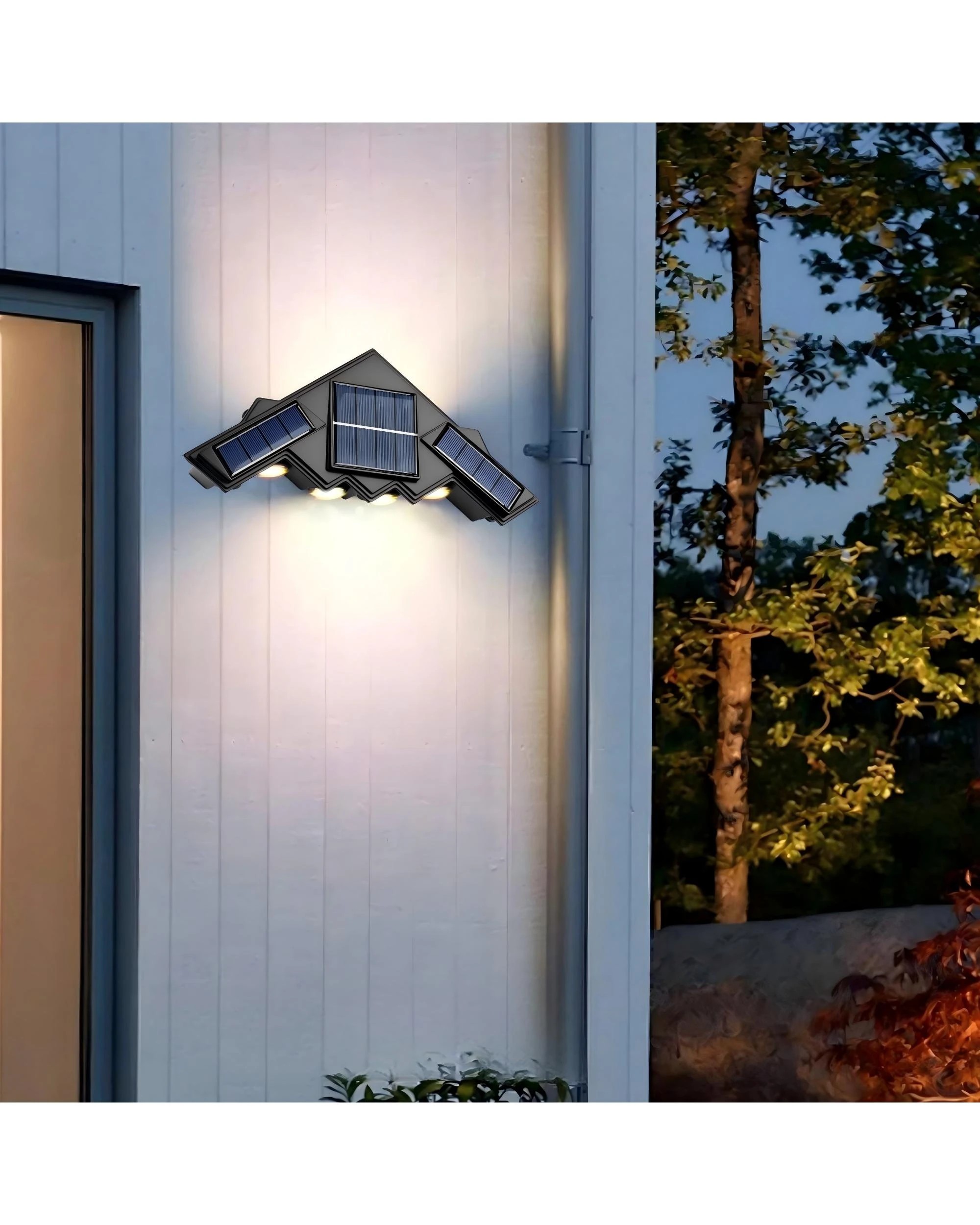 8 Advwin Solar Spot Lights Outdoor Ground/Wall 2 in 1 IP65 Waterproof - Black, 8 of 8