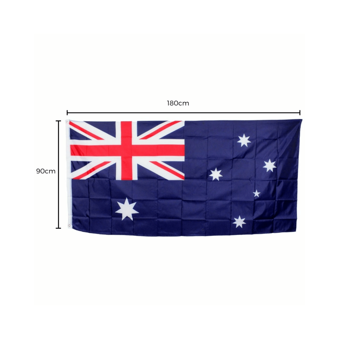 2 JD Party Australian Flag 180cm x 90cm, 2 of 3