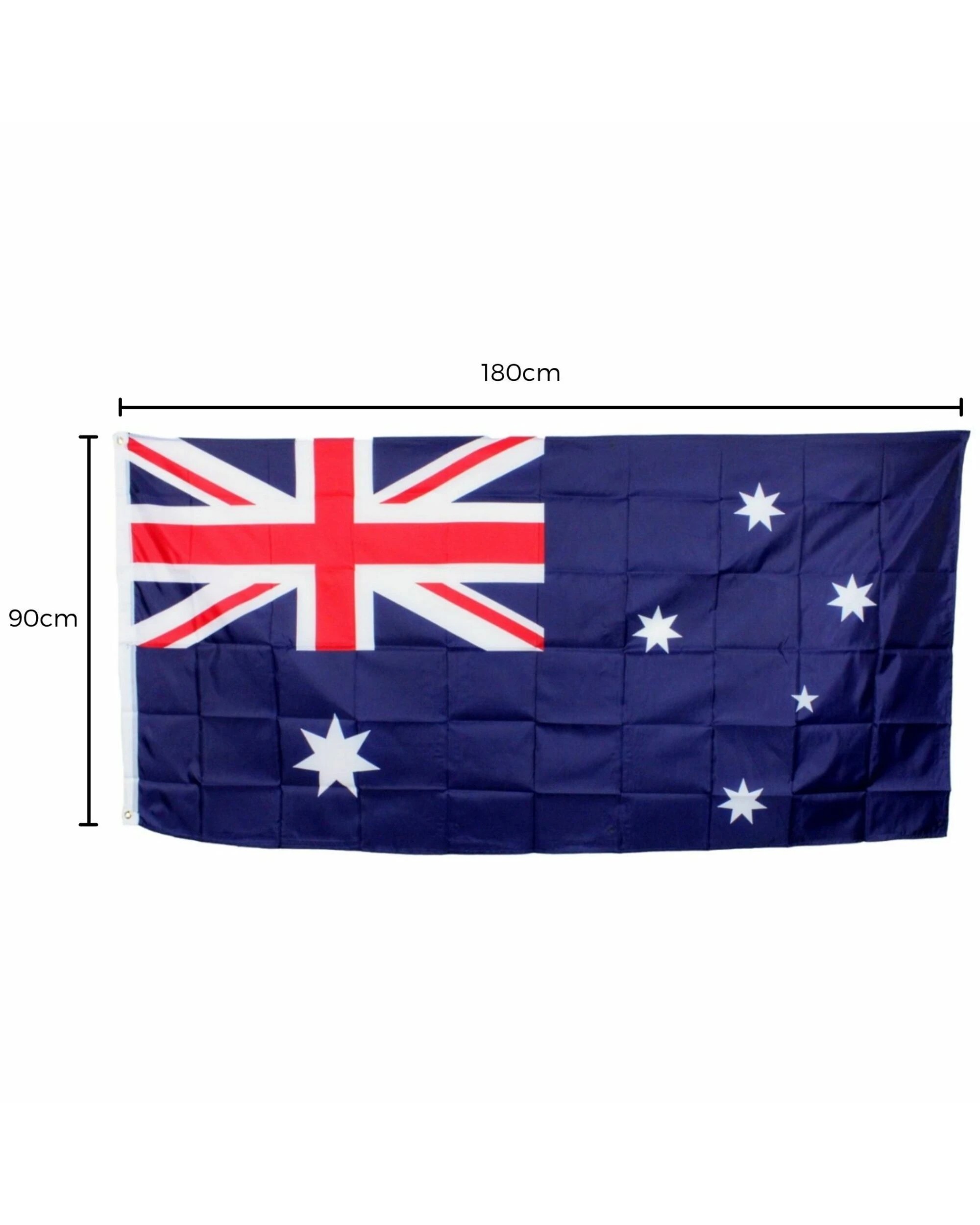 2 Partyrama Australian Flag 180cm x 90cm, 2 of 3