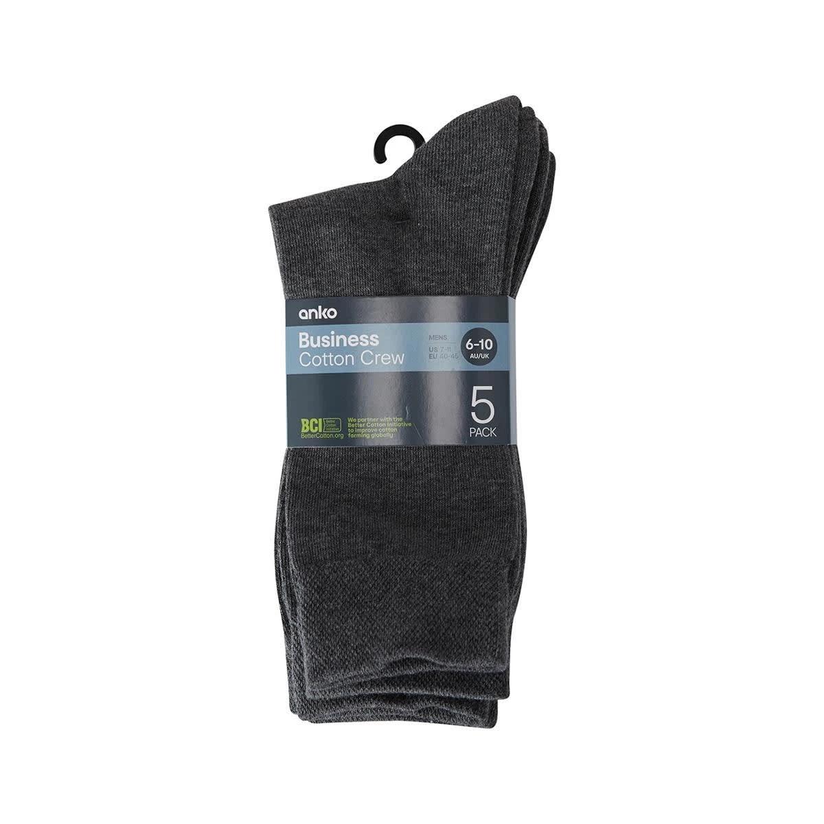 3 5 Pack Business Socks CHARRED MARLE, 3 of 3