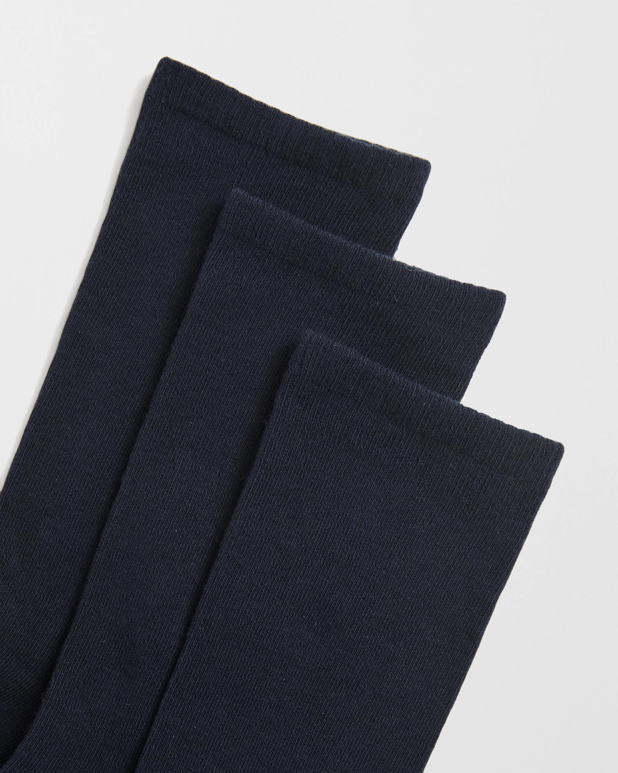 2 Maxx Australian Cotton Blend 3 Pack Business Comfort Crew Socks NAVY, 2 of 3
