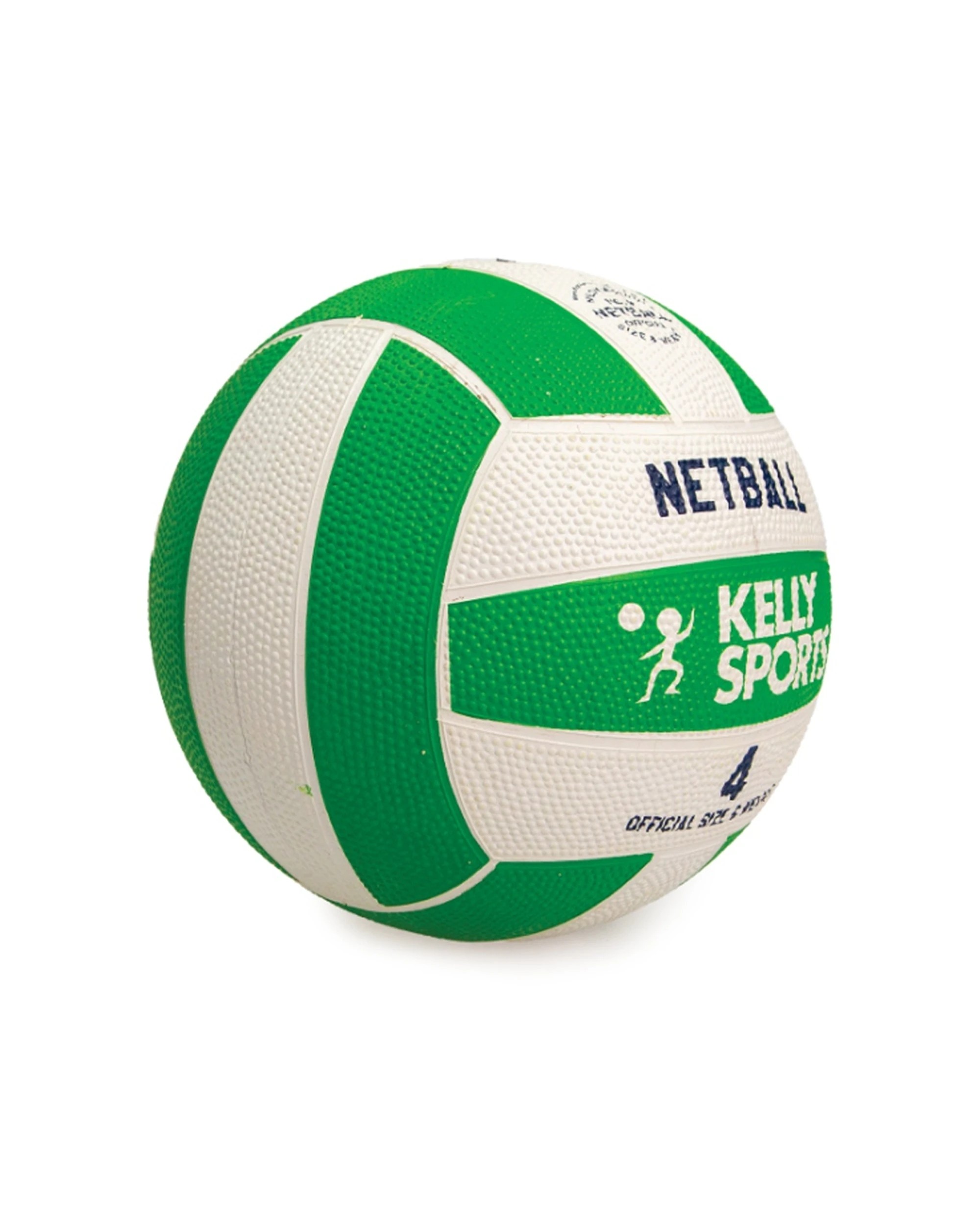 2 Victor Sports Rubber Netball Durable Training Ball Outdoor Use Size 4 - Green, 2 of 2