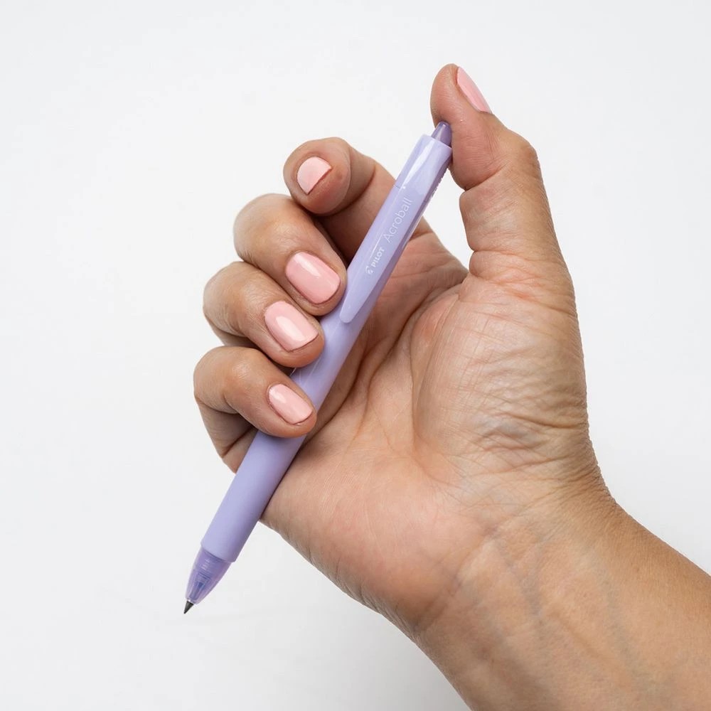 7 PILOT Acroball 150 Ballpoint Pens 0.5mm Pastel Assorted 3 Pk, 7 of 8