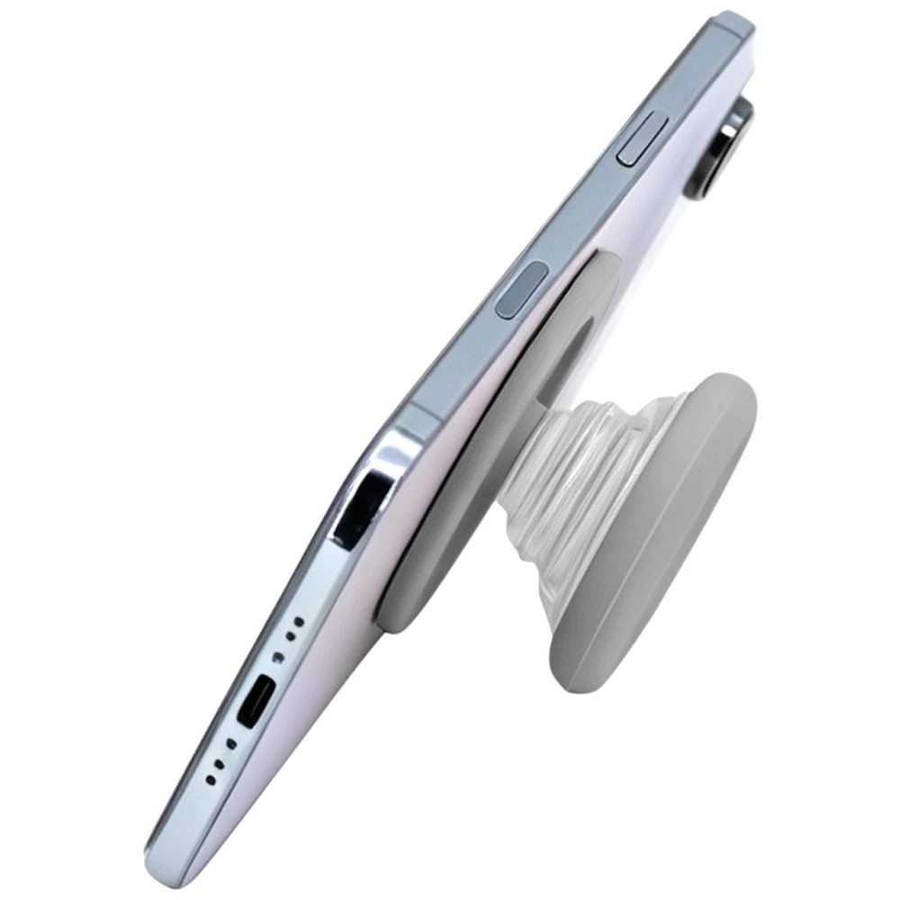 4 Qudo Magnetic Finger Grip Phone Holder Grey, 4 of 6