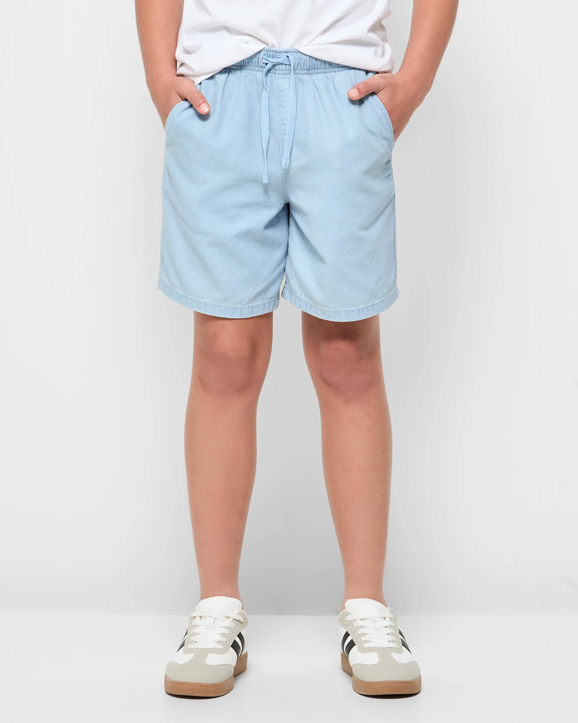 1 Target Chambray Shorts LIGHT WASH, 1 of 5