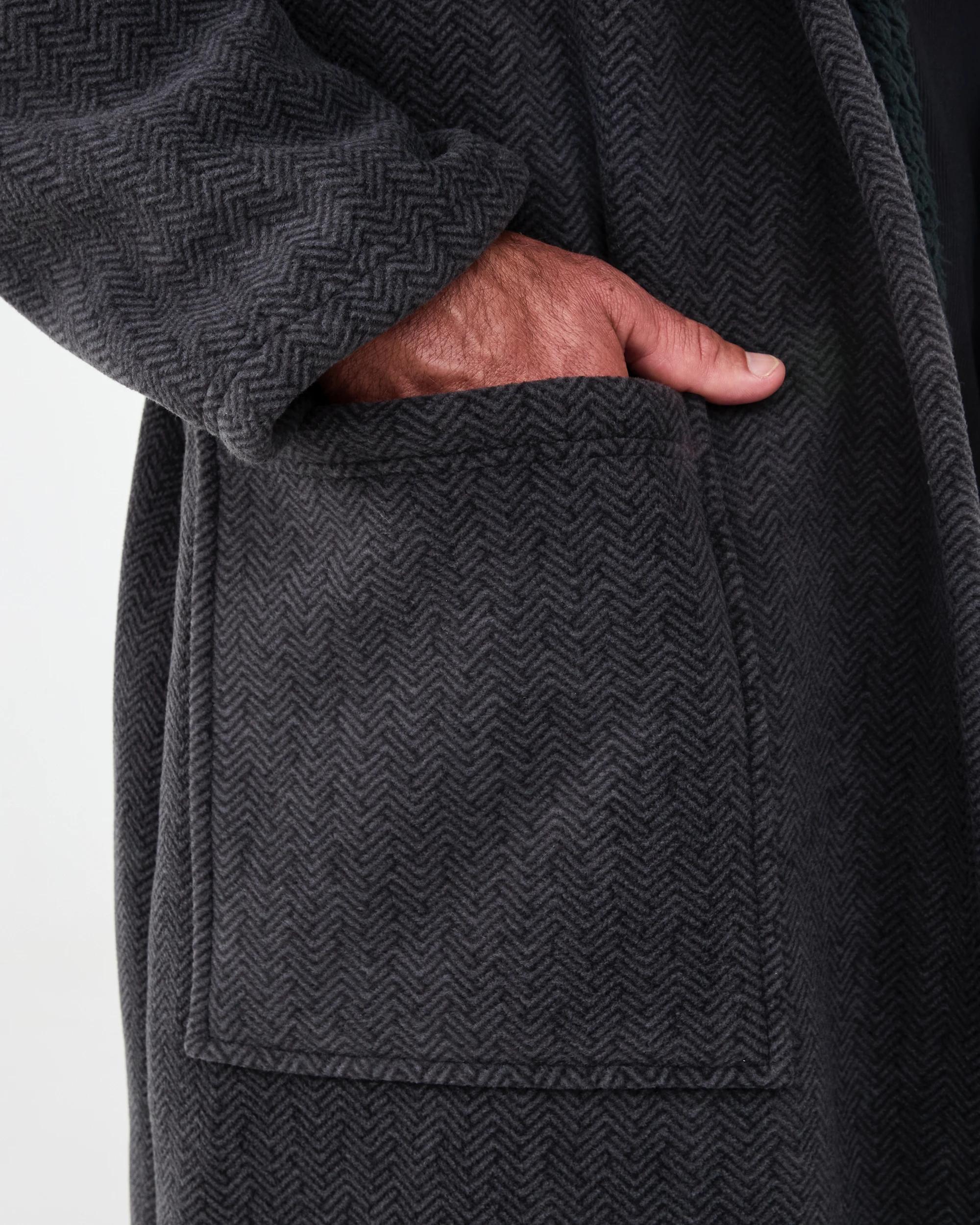 7 Sherpa Lined Gown Hrb Stp, 7 of 8