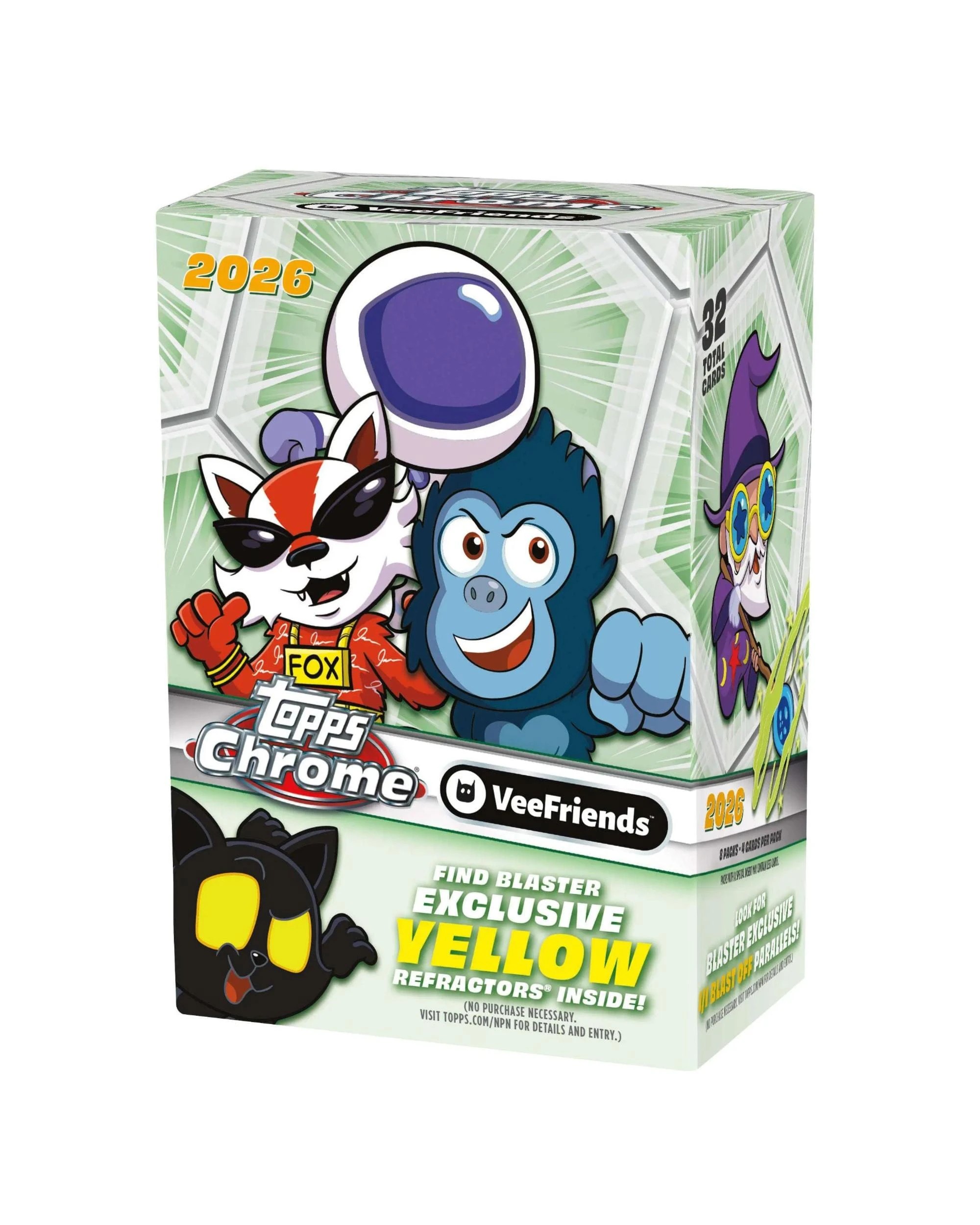 1 Topps Chrome 2026 VeeFriends Blaster Box, 1 of 9