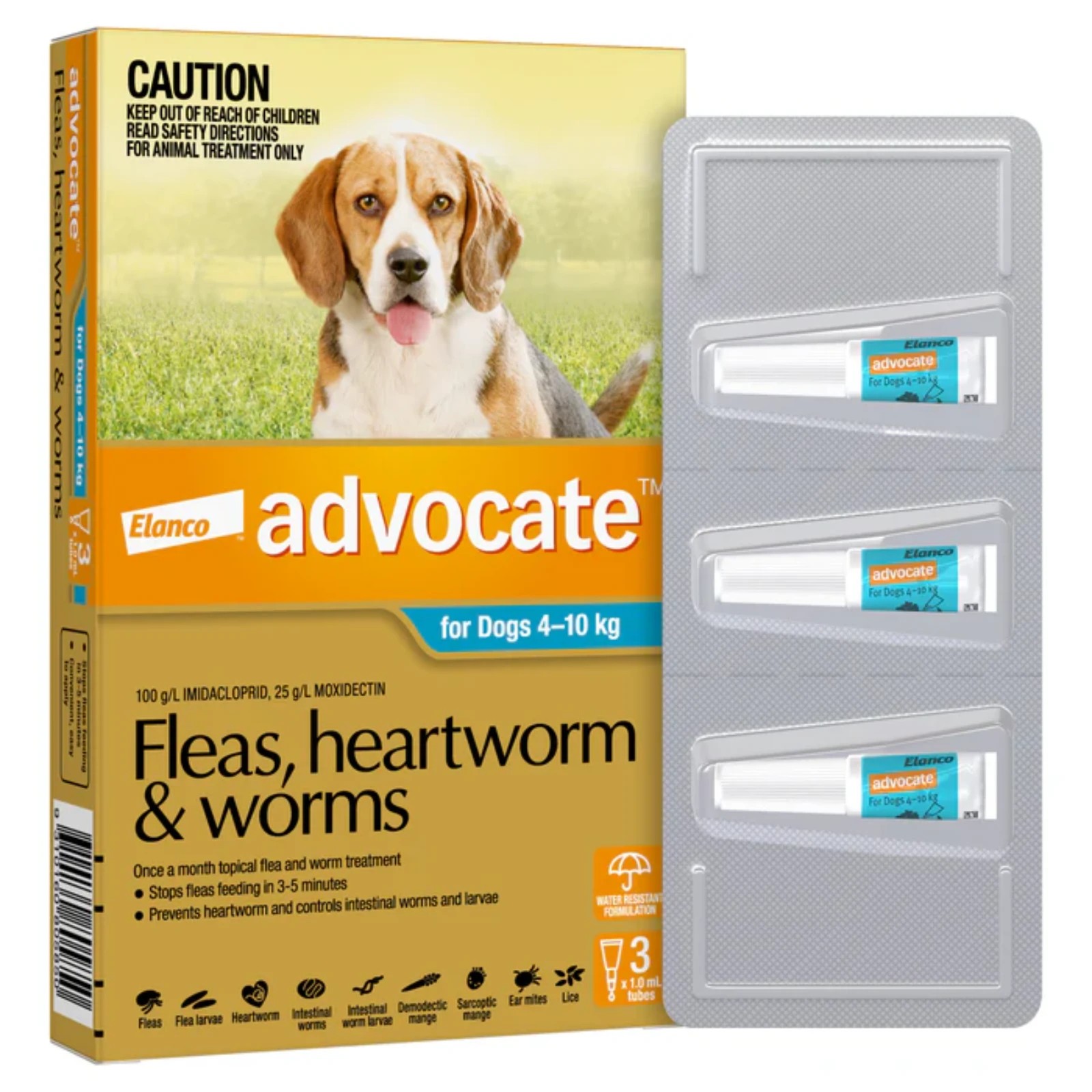 2 Advocate For Dogs Medium Blue 4-10kg - 3 Pack, 2 of 2