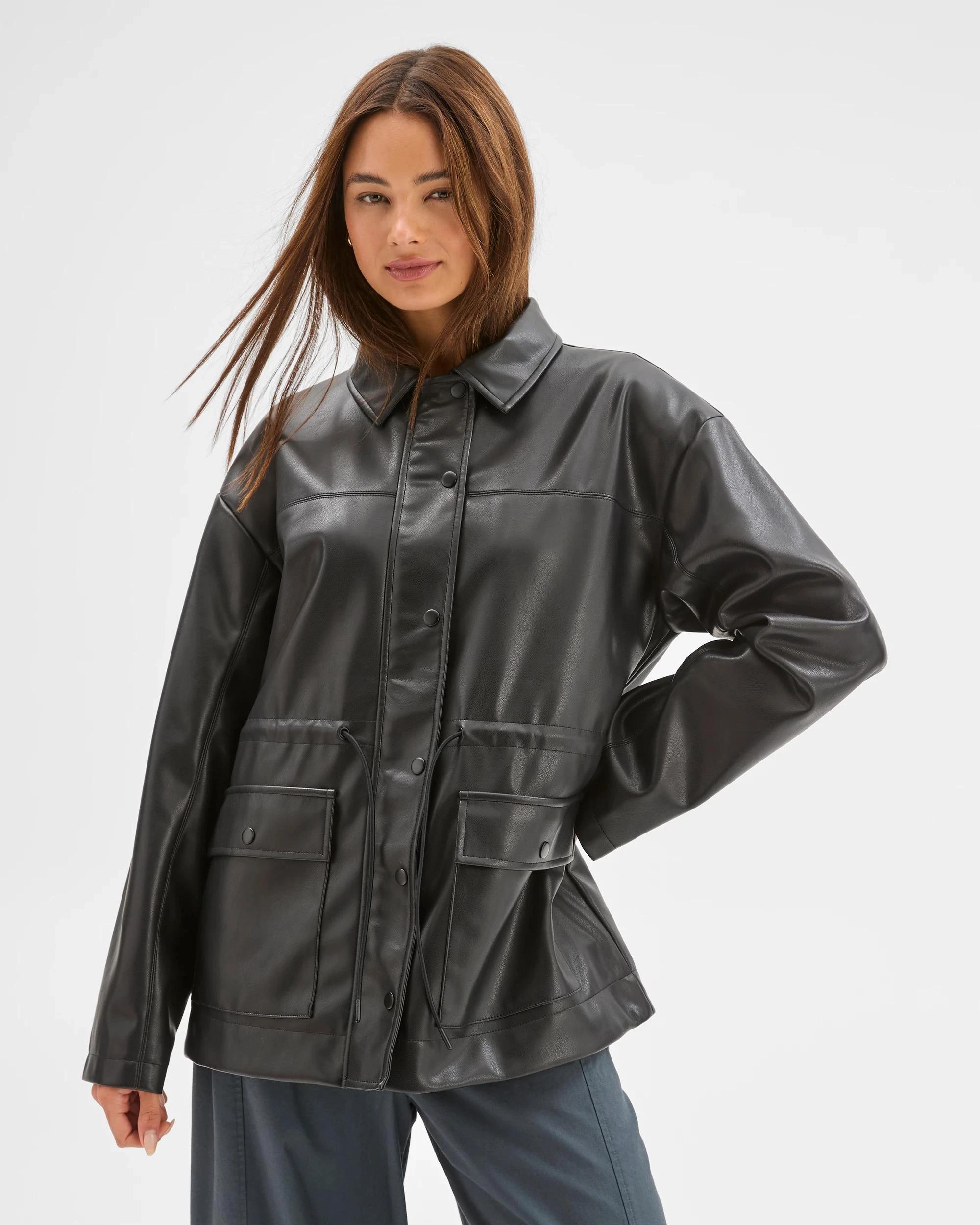 3 Lily Loves Cinched Jacket BLACK, 3 of 6