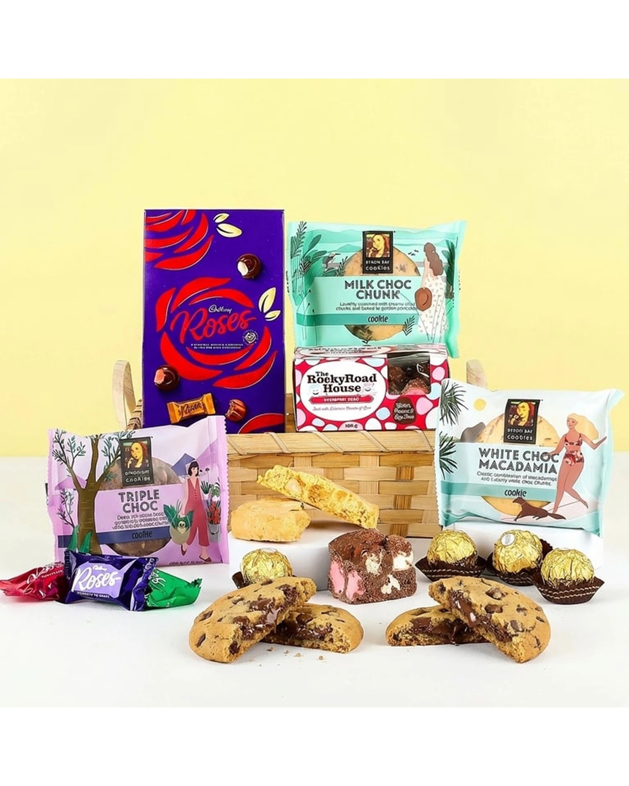 2 Gift Basket Get Well Chocolate And Cookies Hamper Cadbury Byron Bay Treats - Multi, 2 of 8