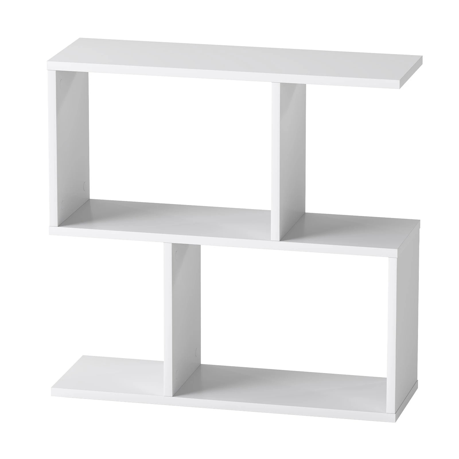 1 Levede Slim Side Table Two-Tier - White, 1 of 9