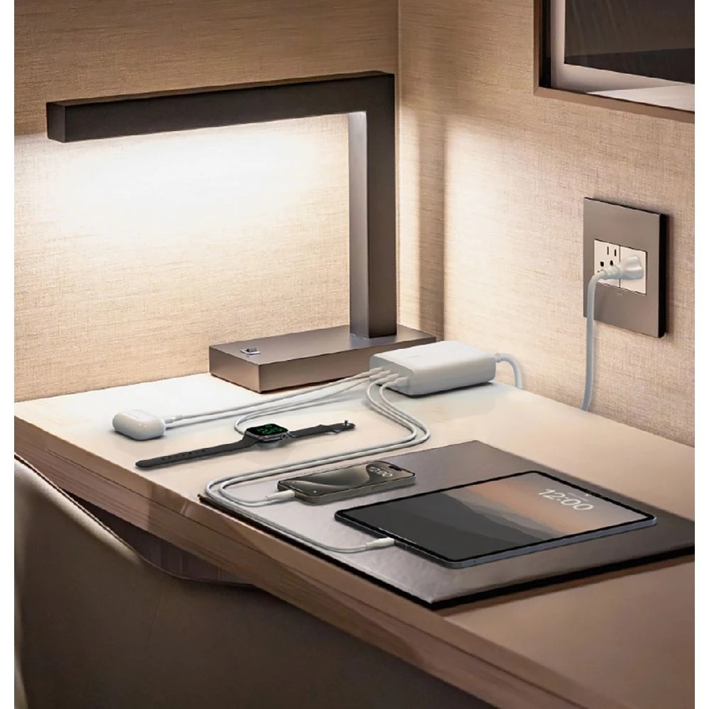 9 Belkin 4-Port USB-C Desk Charger 200W White, 9 of 9