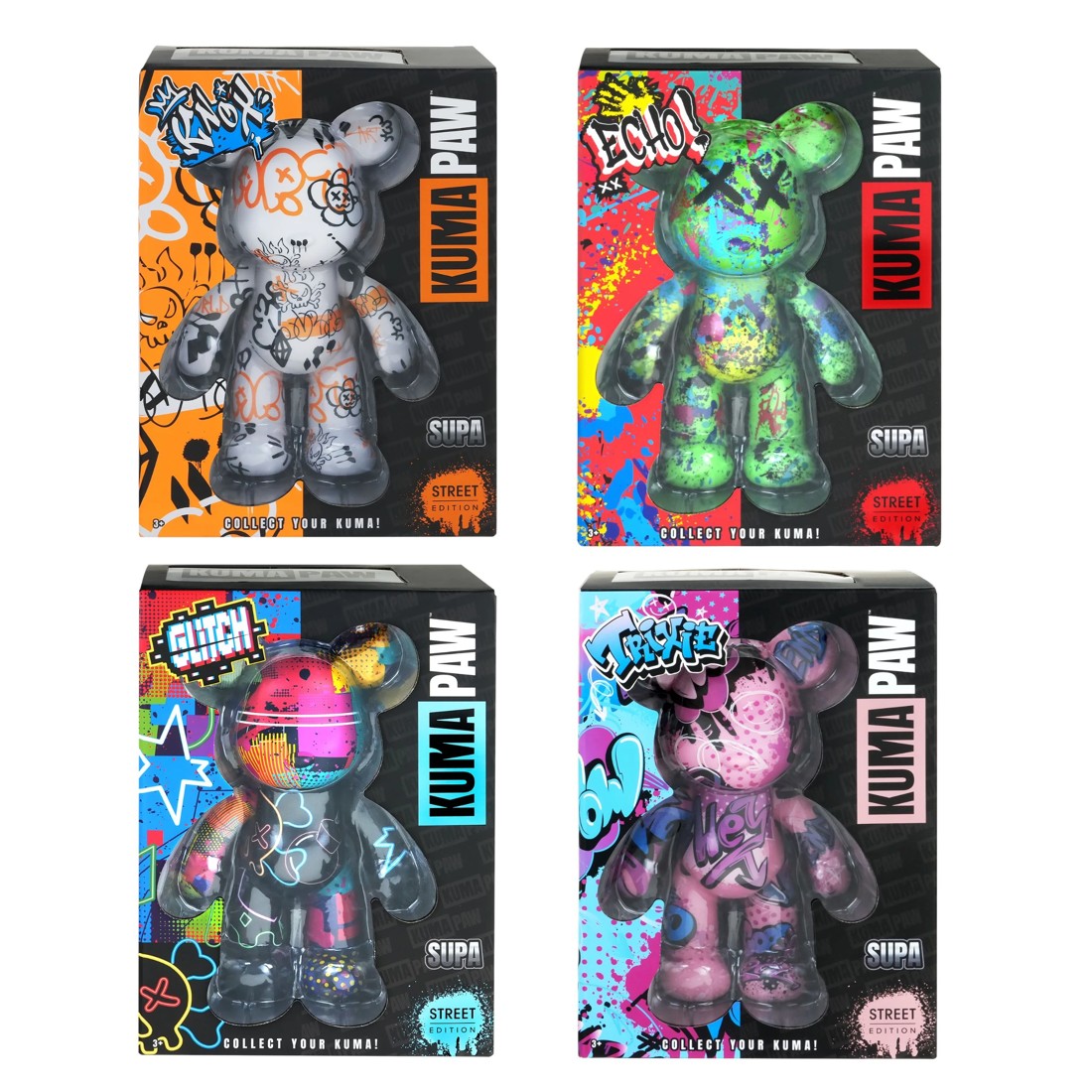 1 24cm Kuma Paw Street Edition Toy - Assorted, 1 of 8