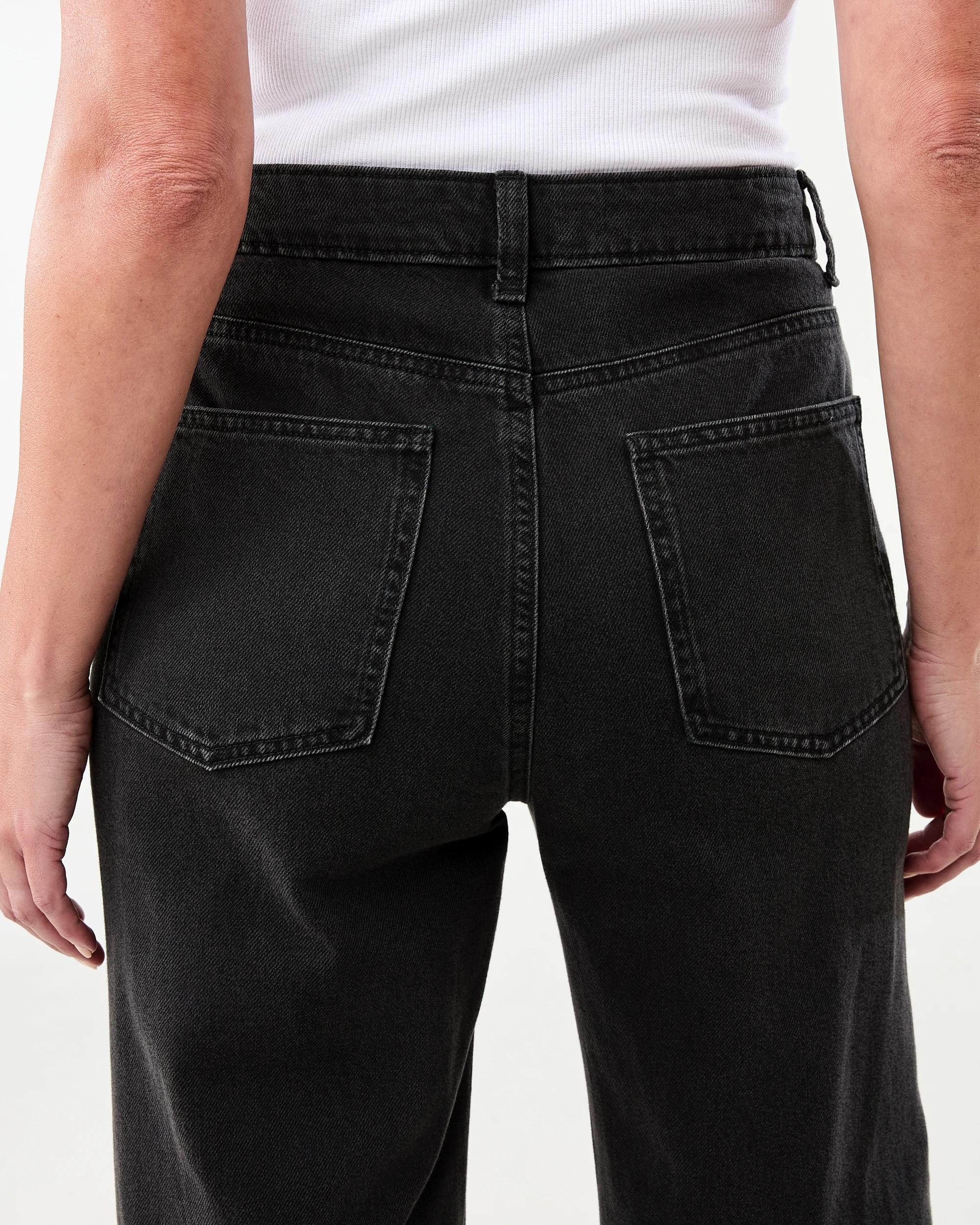 7 Straight Leg Jeans BLACK WASH, 7 of 9