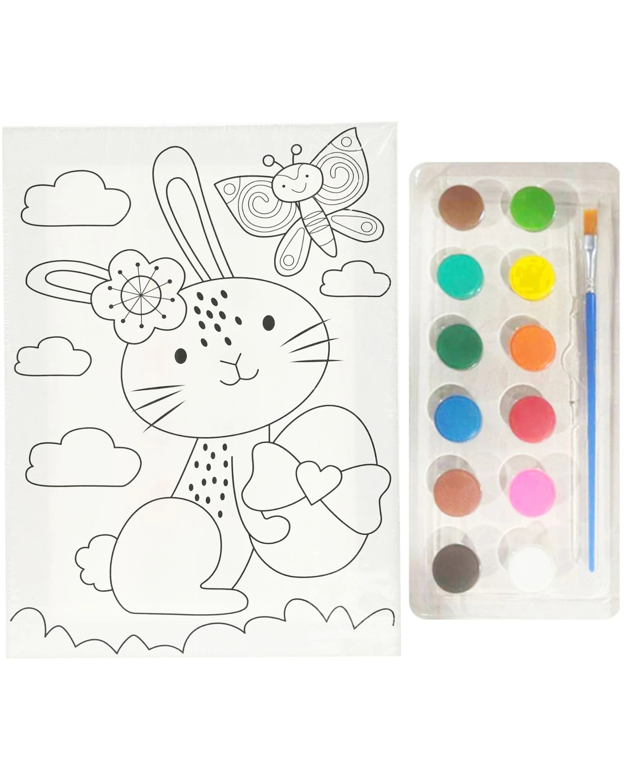1 Uncle Bills Kids Paint Your Own Easter Canvas Set - Plain, 1 of 3