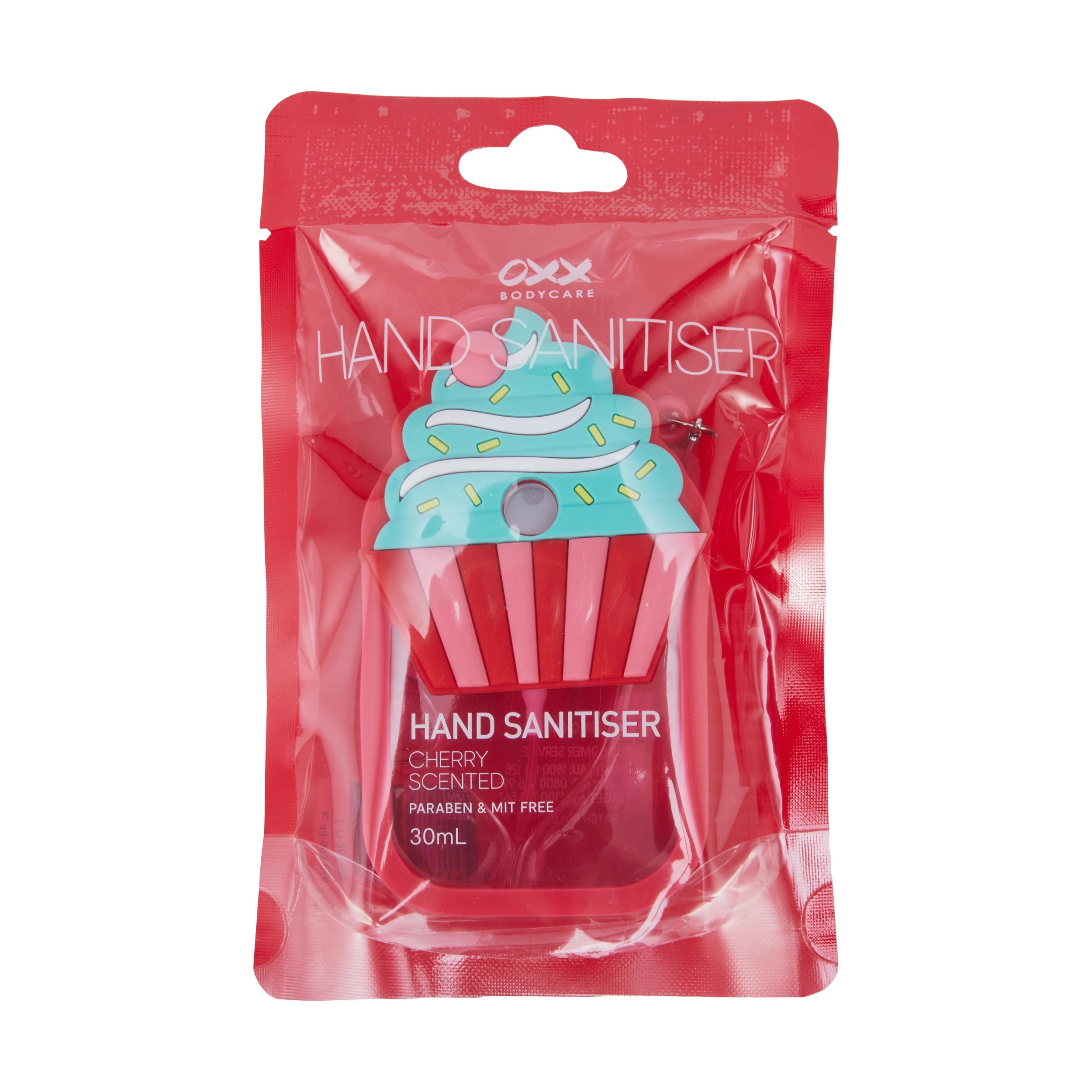 1 OXX Bodycare Hand Sanitiser 30ml - Cherry Scented, 1 of 6