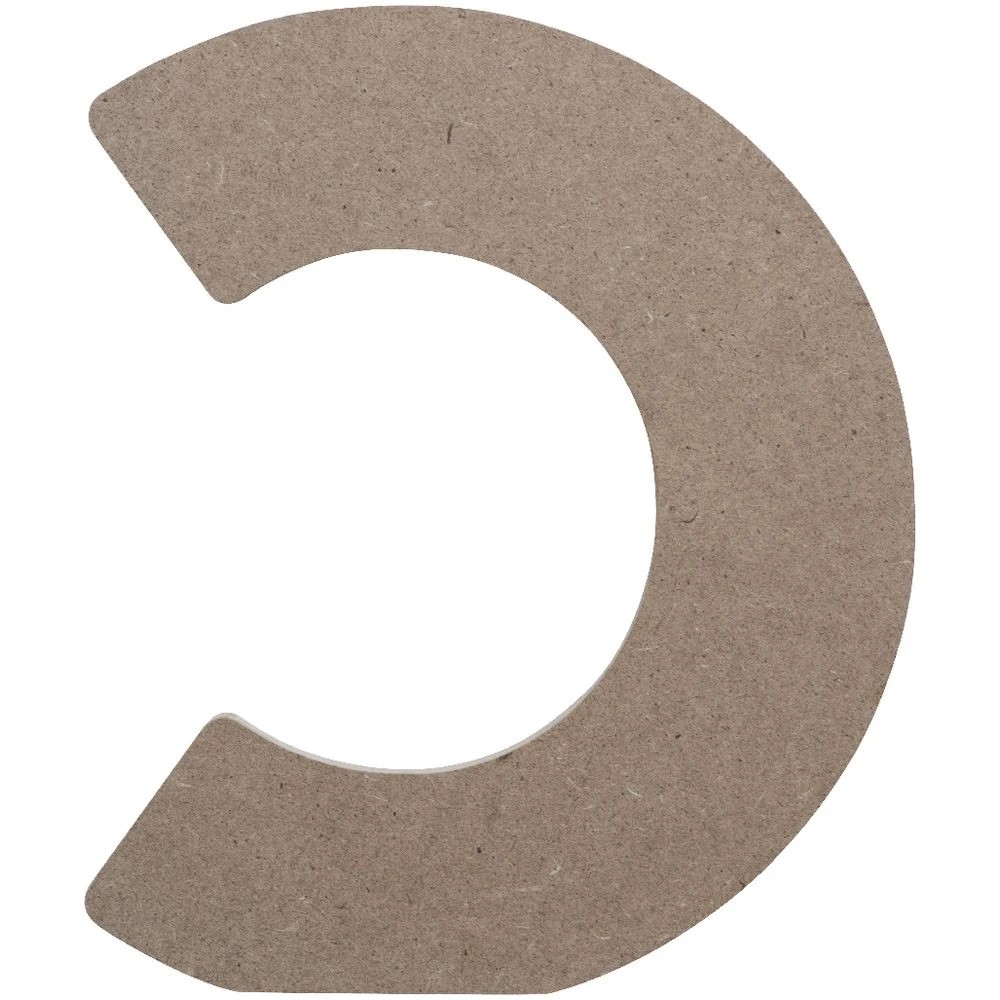 2 Born Wooden Alphabet Letter C 20cm, 2 of 3