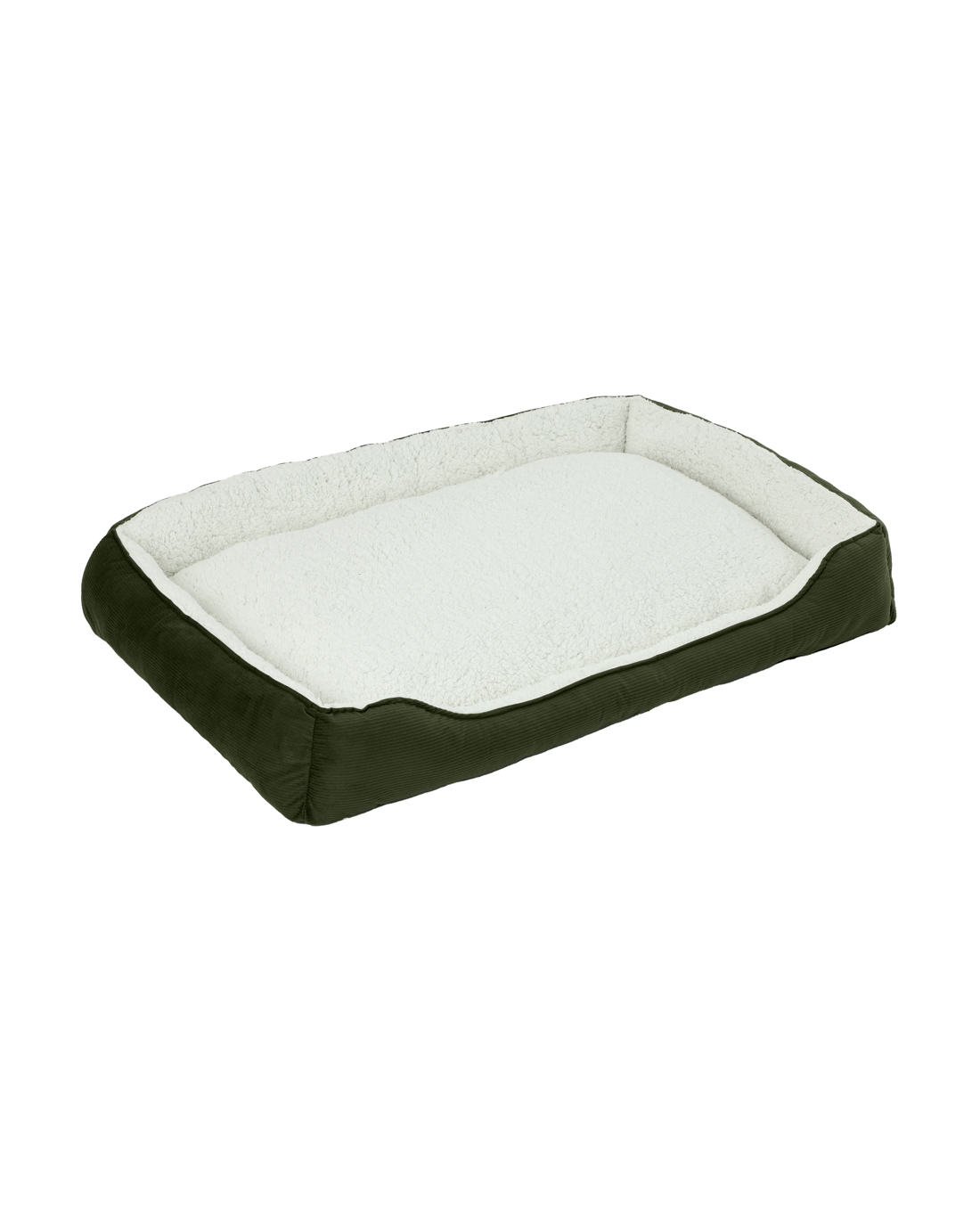 4 Pet Bed Lounge Corduroy - Extra Large, Green, 4 of 8
