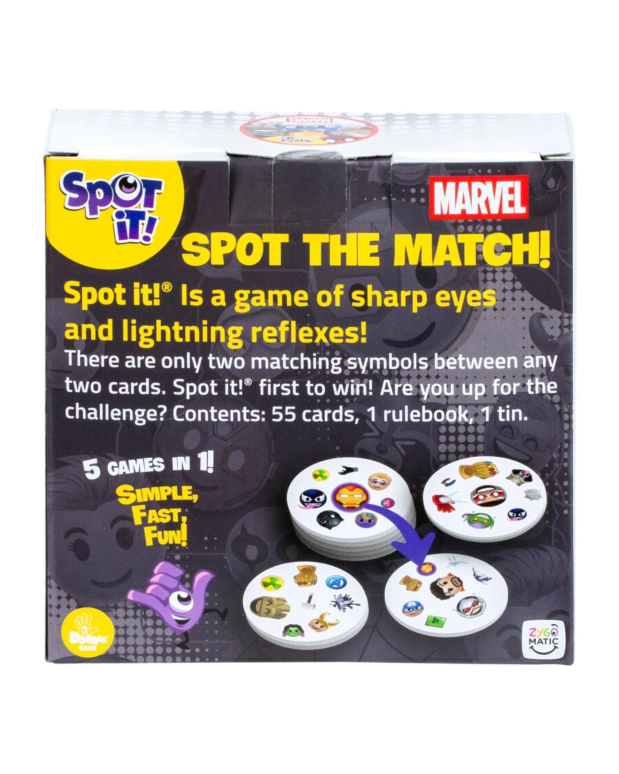 8 Spot It Marvel - Refresh -  Card Game, 8 of 8