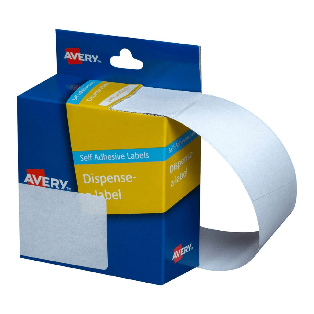 1 Avery Dispenser Labels Rectangle 89 x 43mm White 100 Pack, 1 of 2