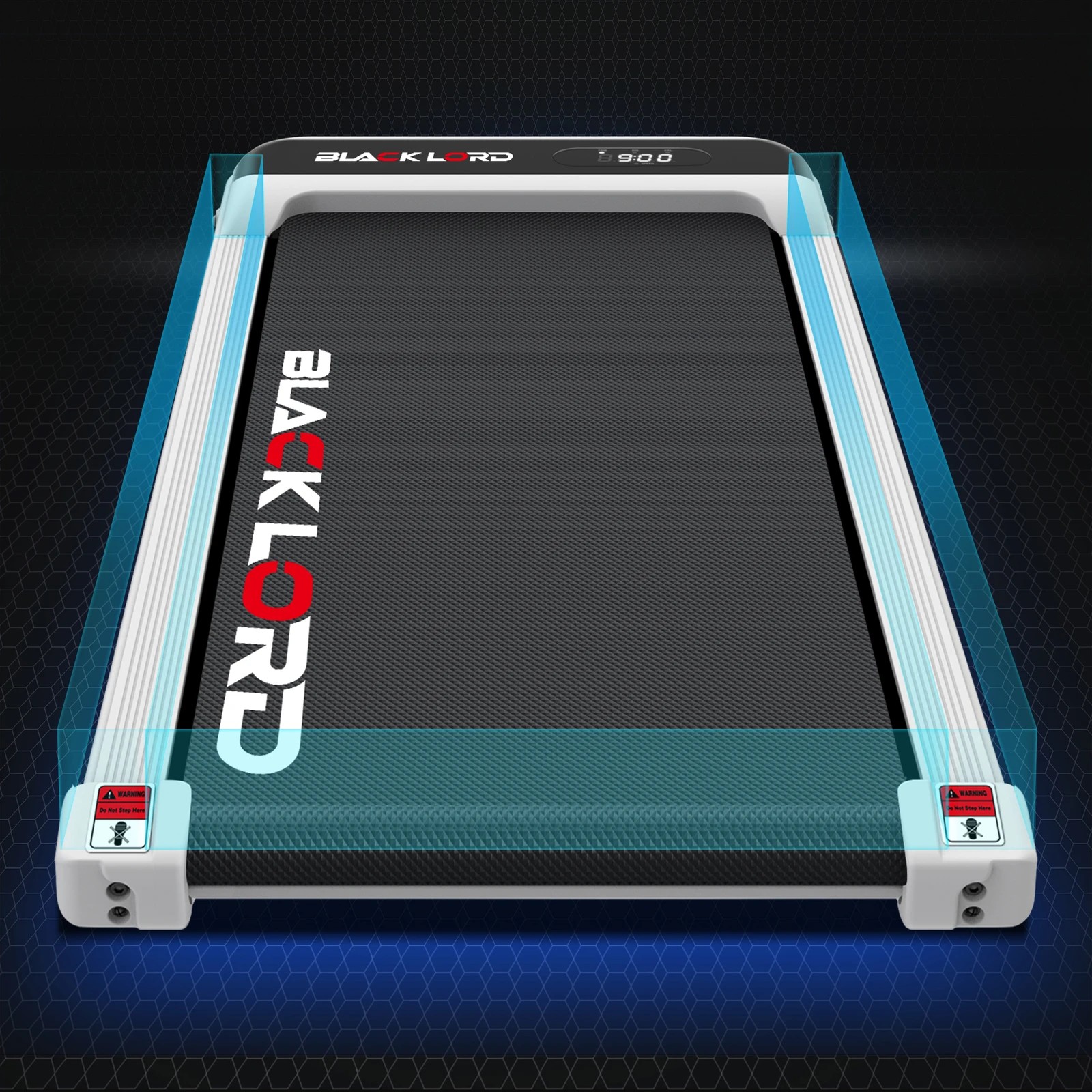 7 Black Lord Treadmill Incline Walking Pad - White, 7 of 9