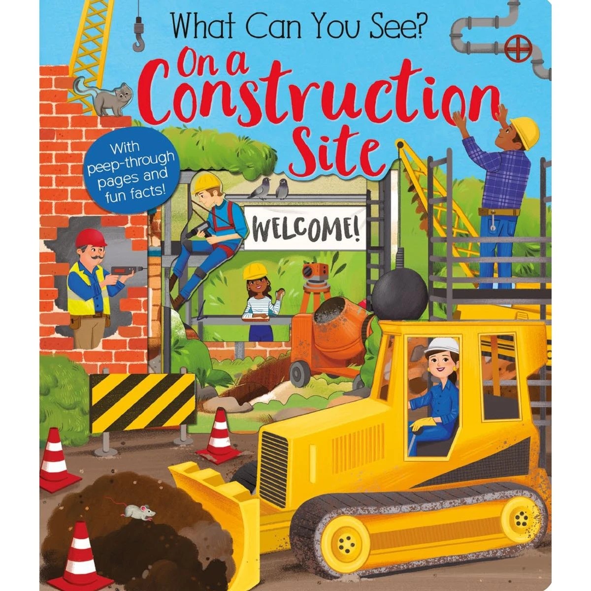 1 What Can You See? On a Construction Site - Book, 1 of 1