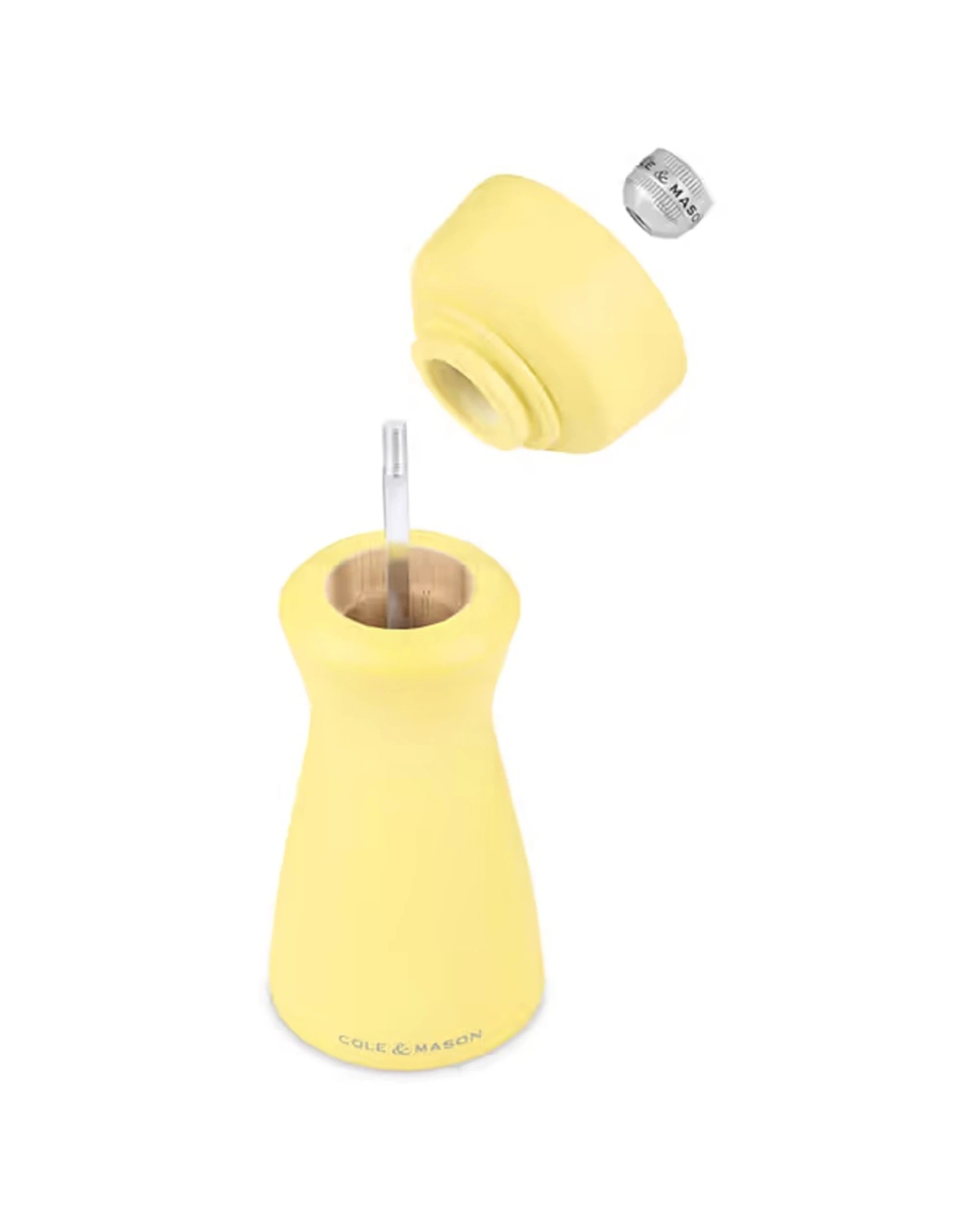 4 Cole & Mason Kenton Ceramic 150mm Salt Or Pepper Mill Dual-Use Tumeric - Yellow, 4 of 5