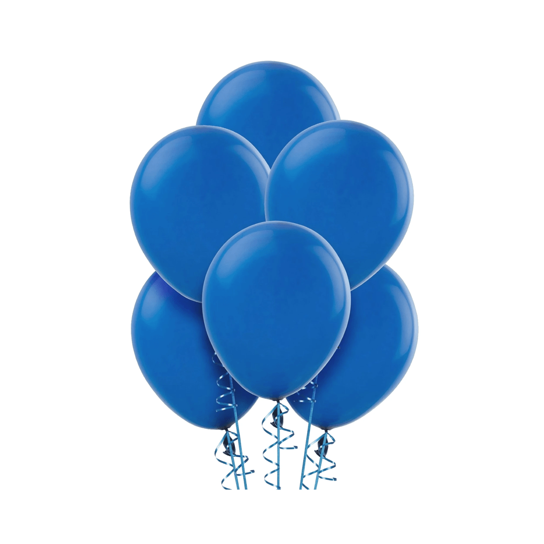 1 Unique Blue Balloons 30cm Round Pack of 100, 1 of 1