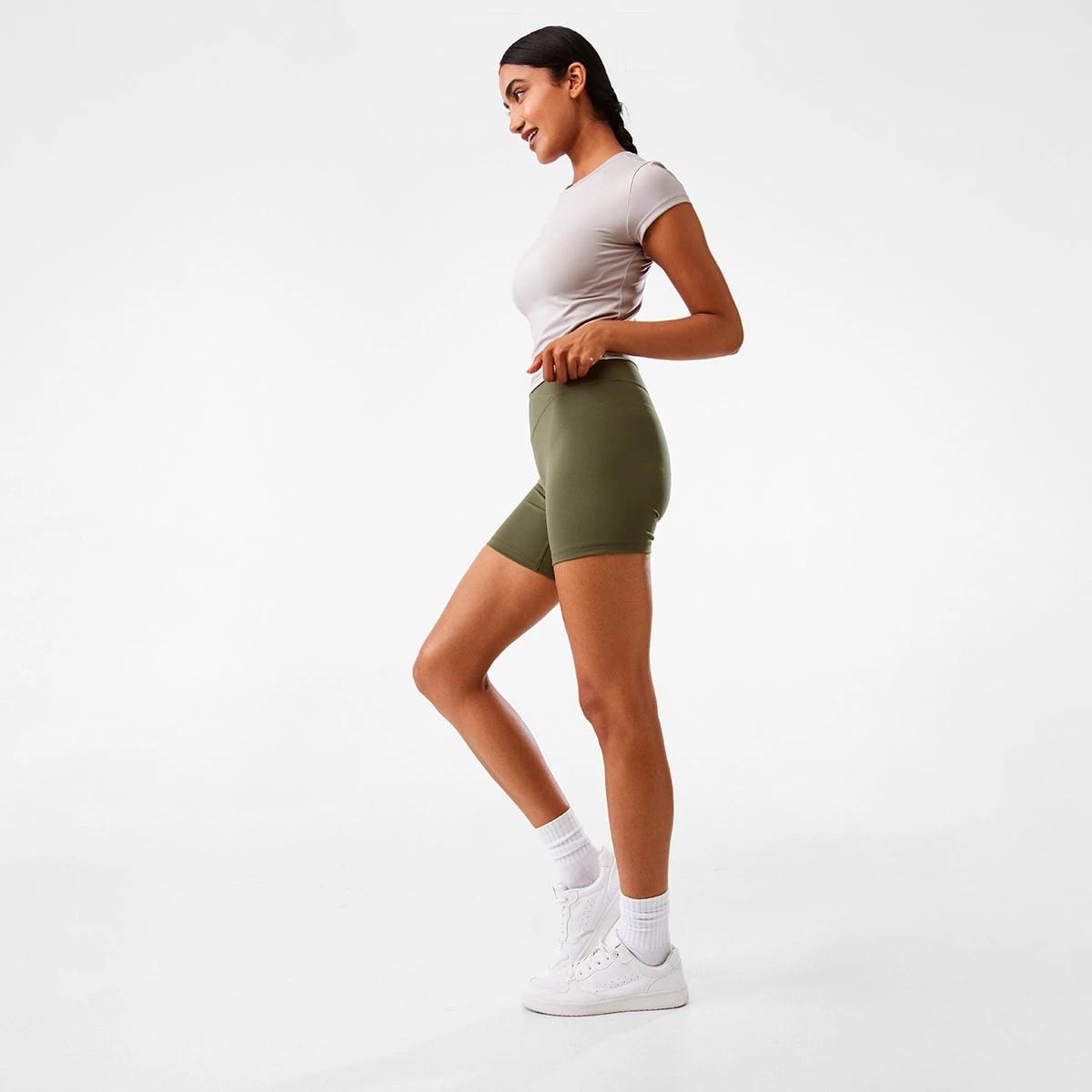 3 Active Womens Ultra Soft Crew Neck T-shirt PEAK GREY, 3 of 7