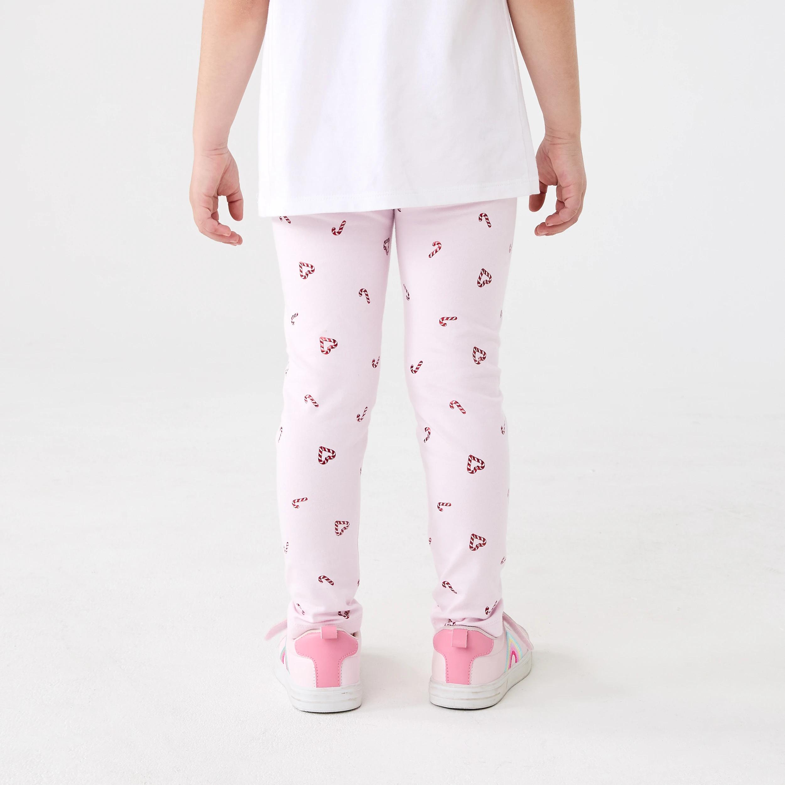 2 Christmas Leggings Pnk Candy, 2 of 6