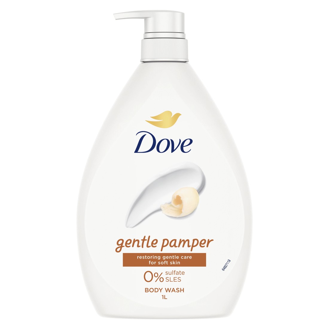 1 Dove Restoring & Nourishing Body Wash 1L - Coconut and Almond Oil, 1 of 8