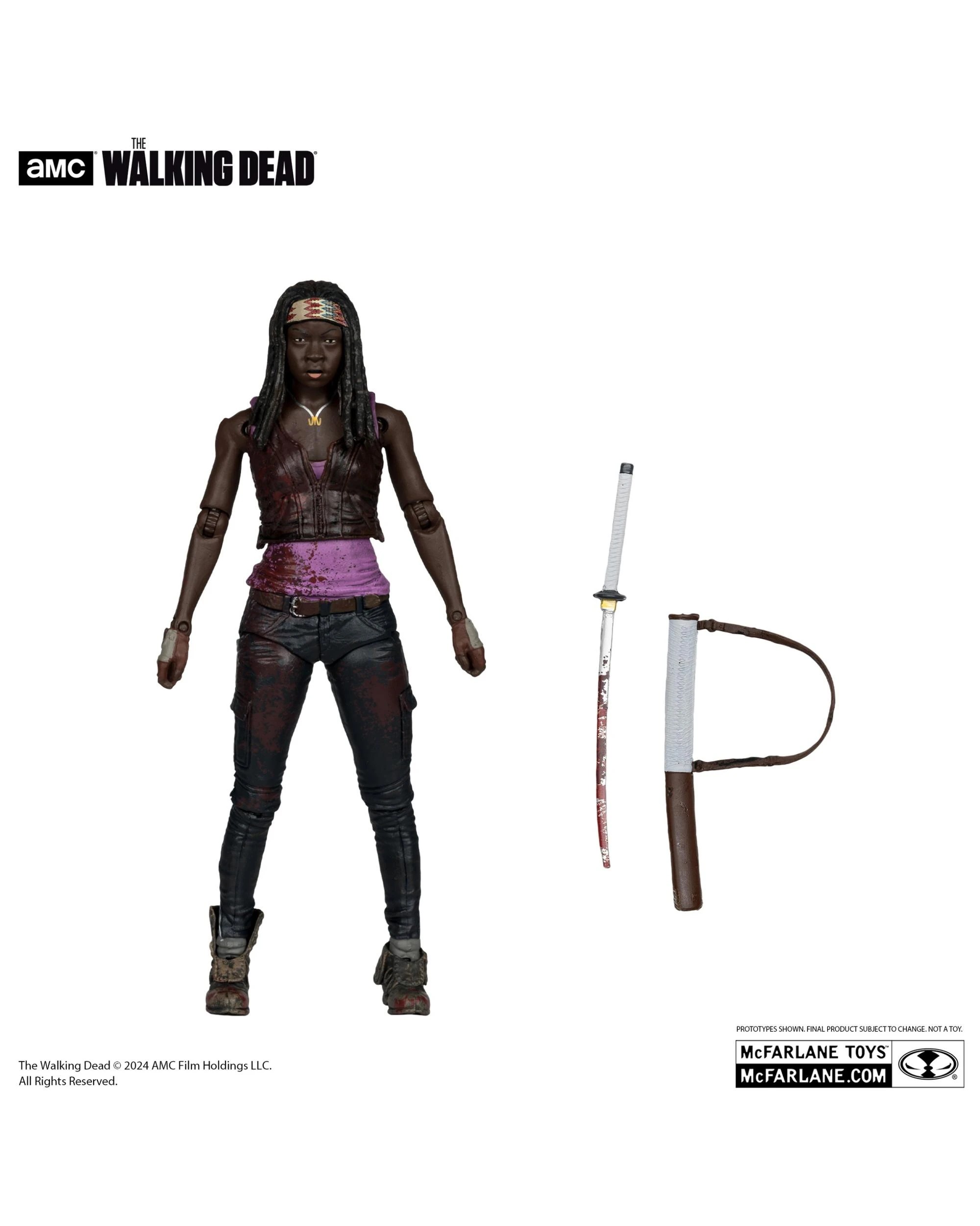 8 McFarlane The Walking Michone Dixon 5 inch Figure, 8 of 9