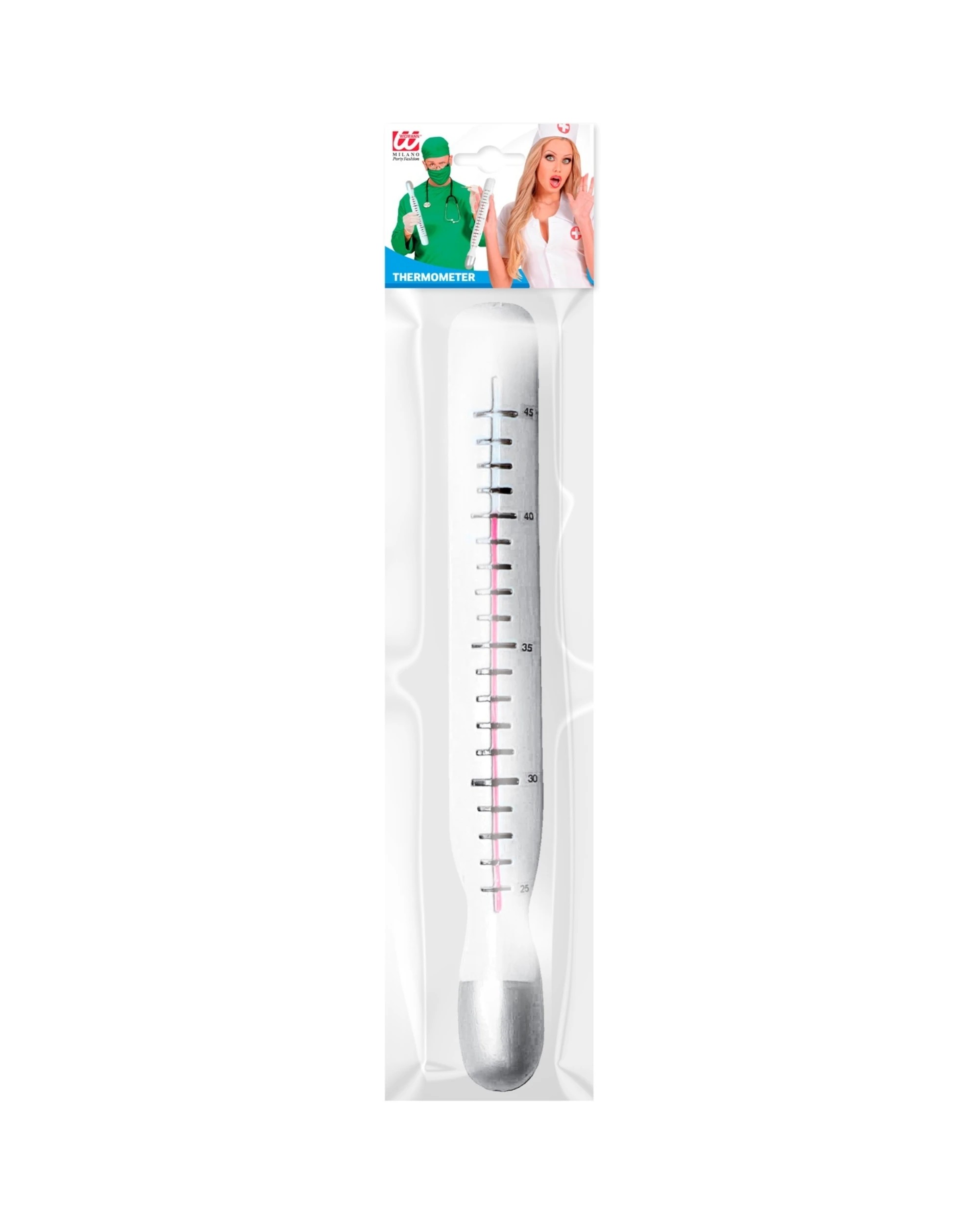 5 Widmann Large Thermometer Prop 35cm - One Size - Silver, 5 of 5