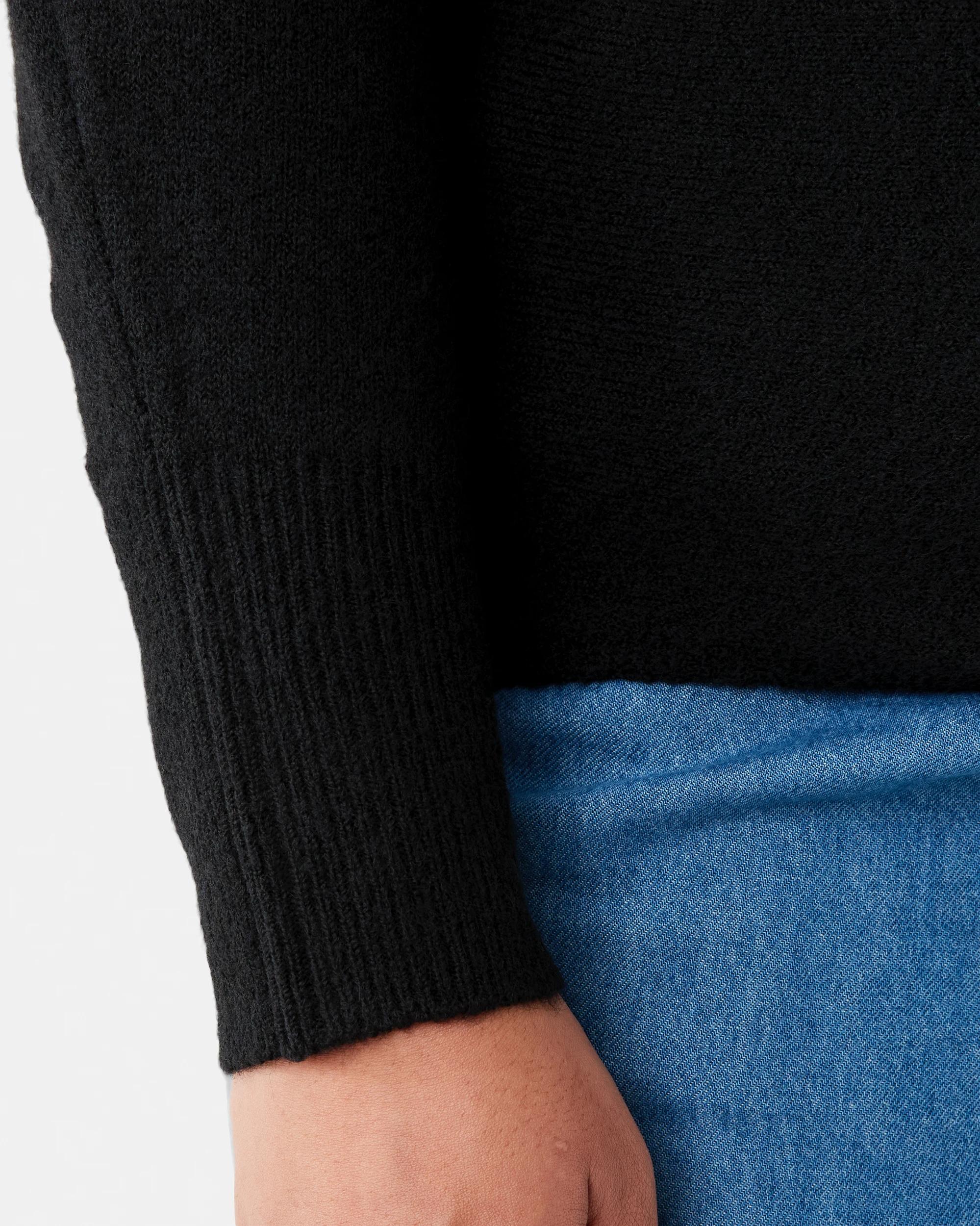6 Curve Long Sleeve Dolman Jumper Black, 6 of 6