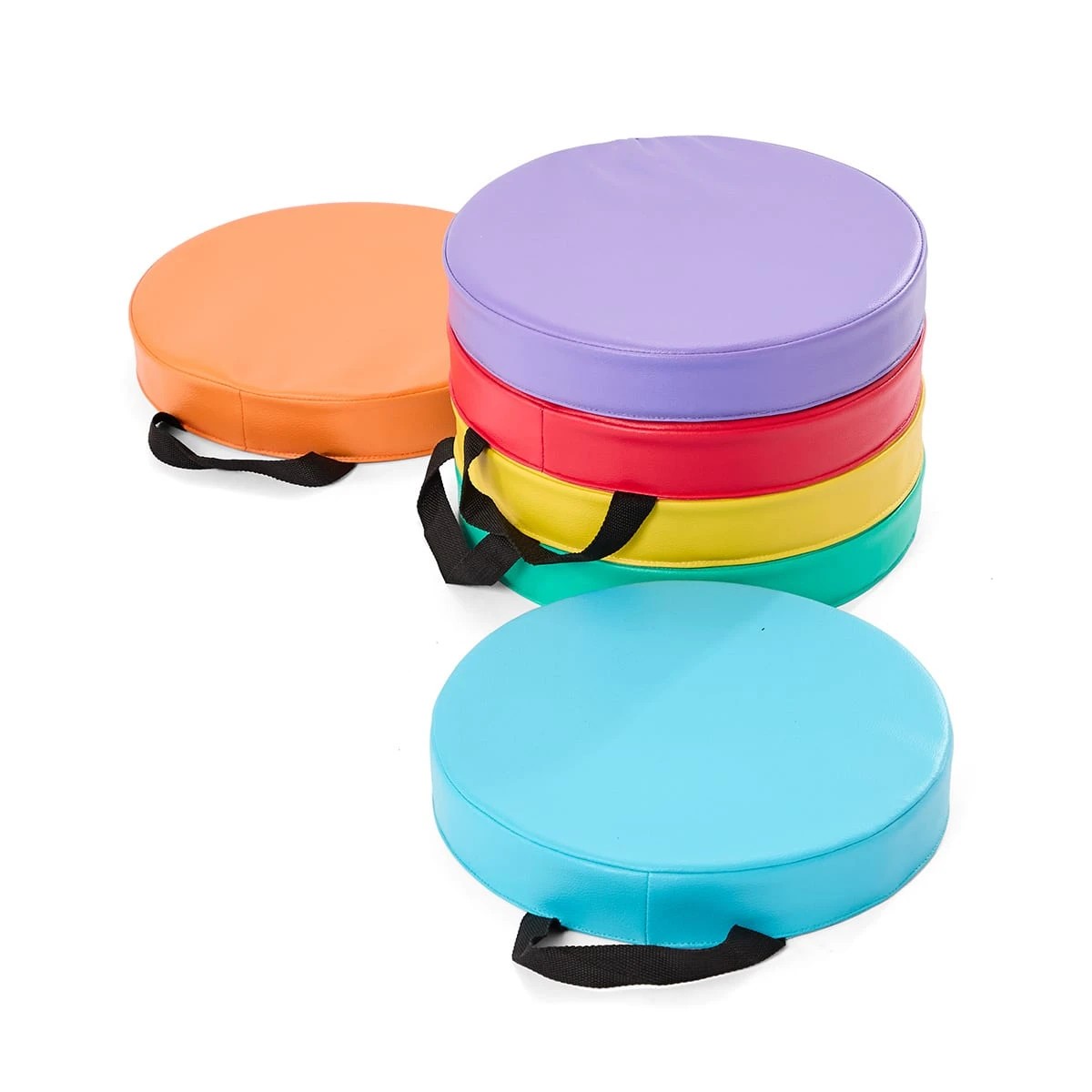 3 6 Pack Soft Play Round Mats, 3 of 10