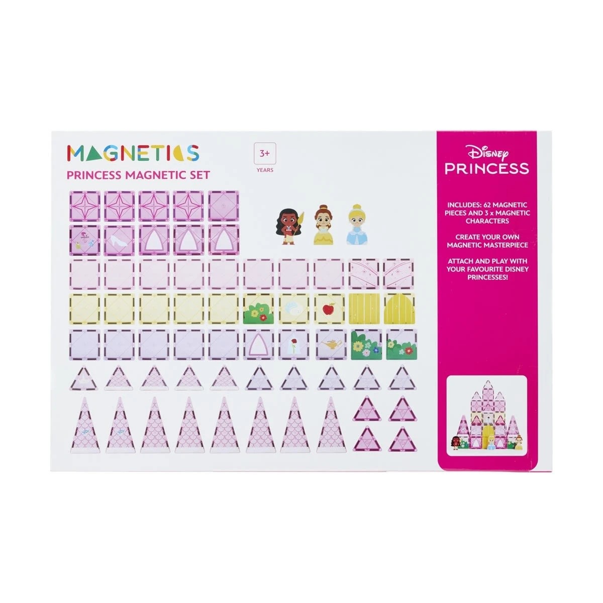 10 65 Piece Disney Princess Magnetic Set, 10 of 10